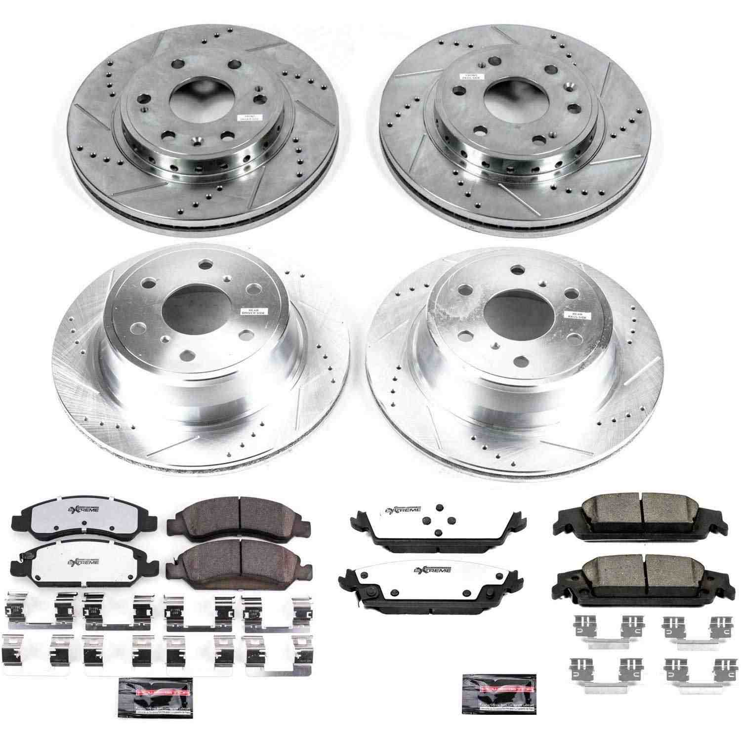 Power Stop 15-19 Chevrolet Tahoe Front & Rear Z36 Truck & Tow Brake Kit