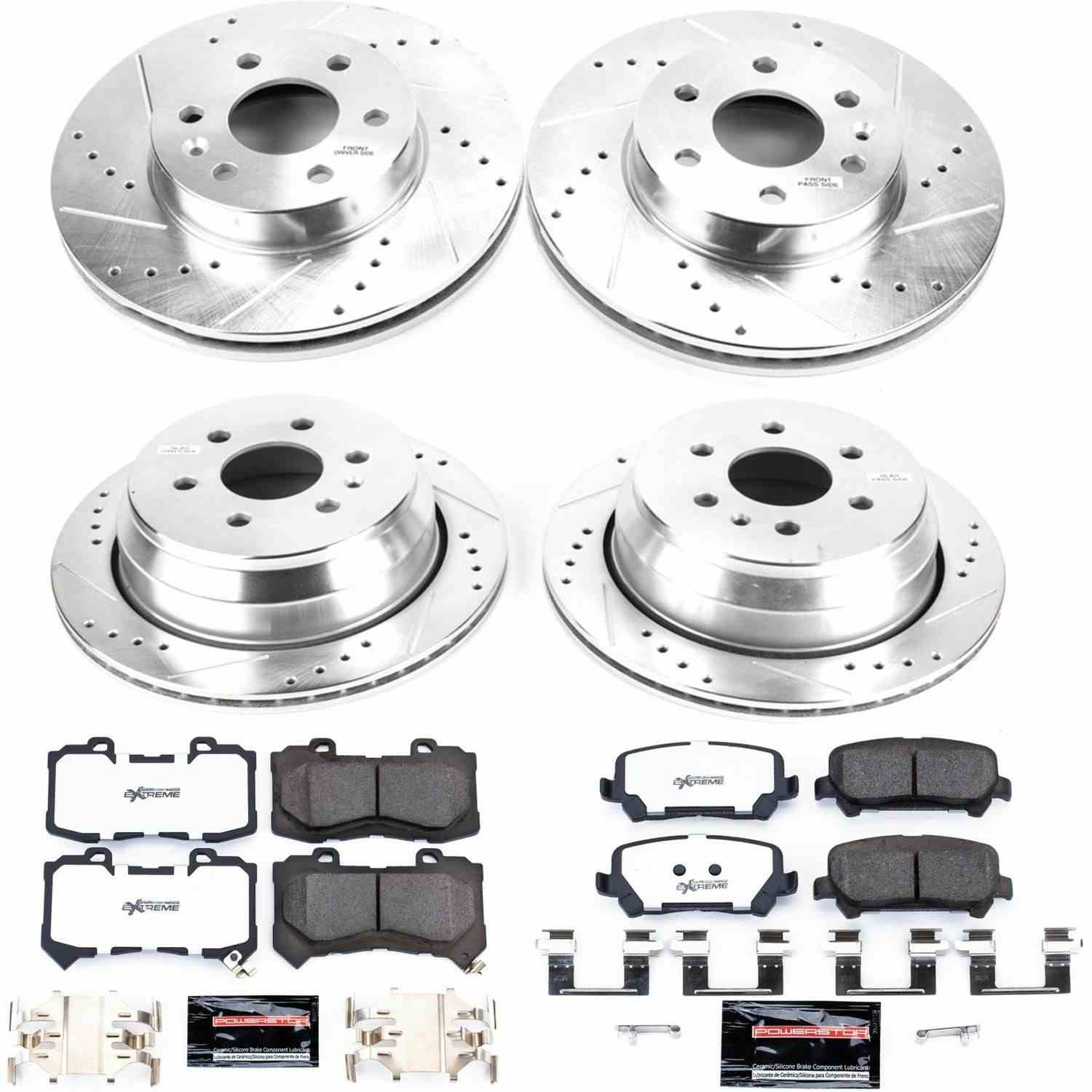Power Stop 15-18 Chevrolet Colorado Front & Rear Z36 Truck & Tow Brake Kit