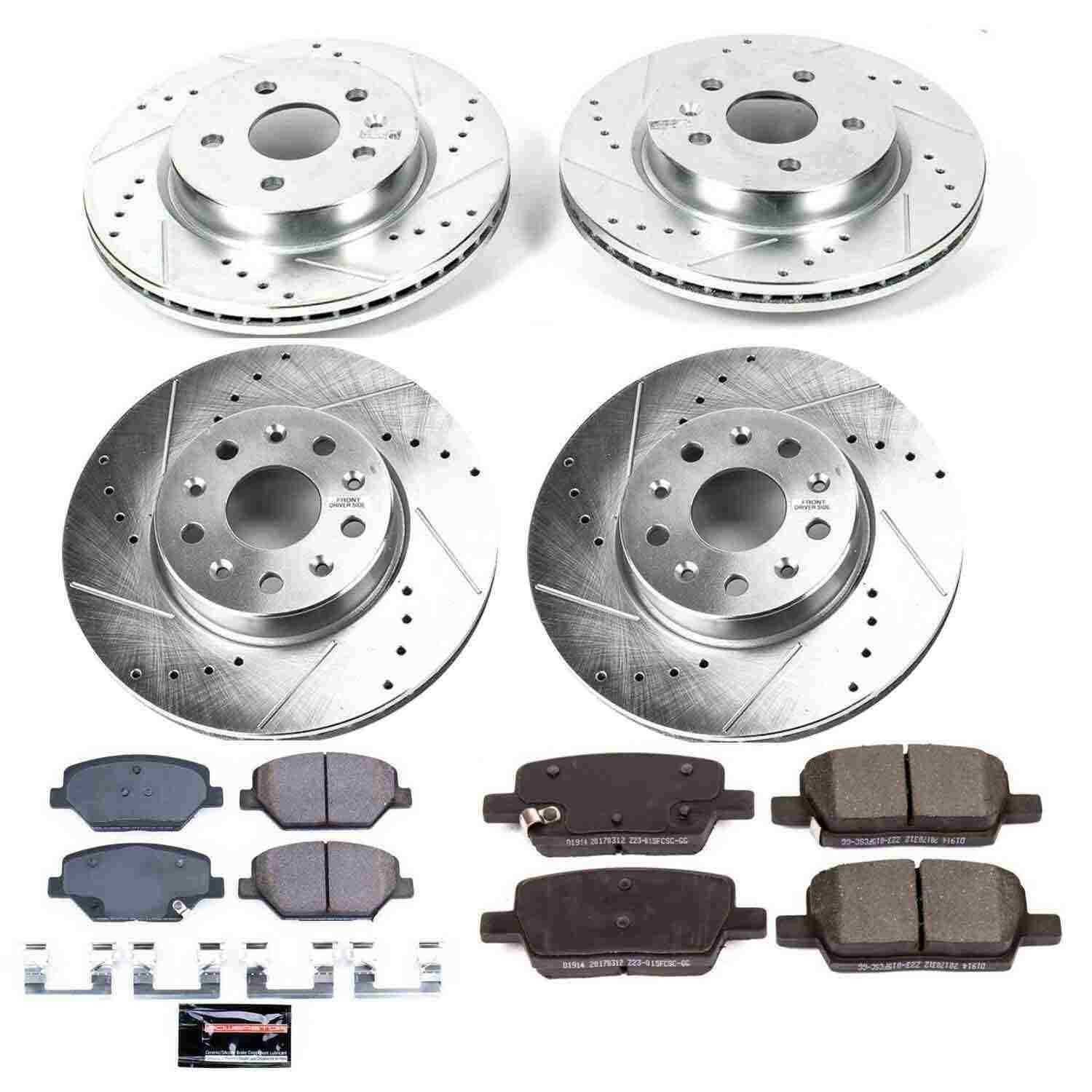 Power Stop 16-19 Chevrolet Camaro Front & Rear Z23 Evolution Sport Brake Kit