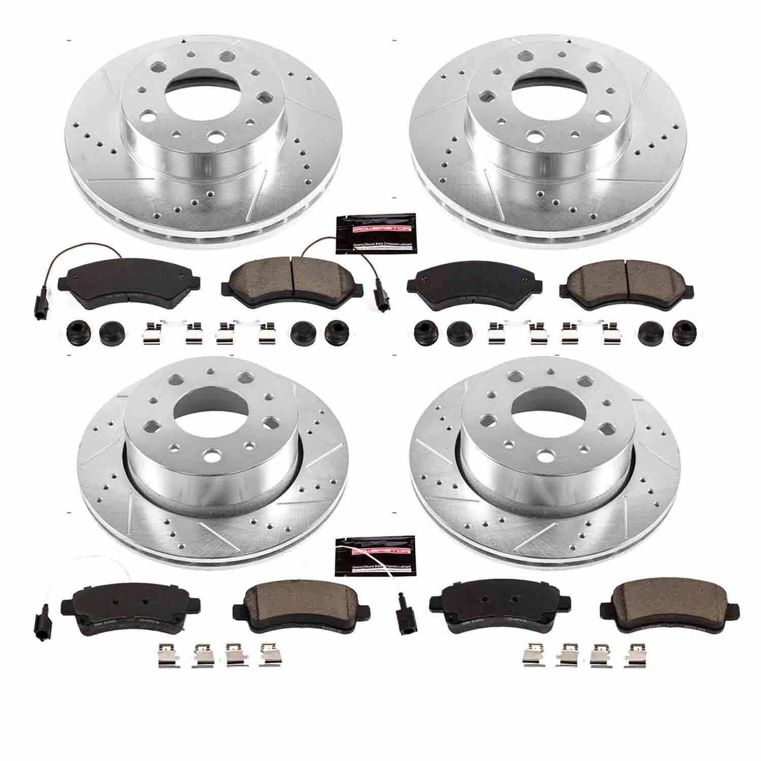 Power Stop 15-19 Ram ProMaster 1500 Front & Rear Z23 Evolution Sport Brake Kit