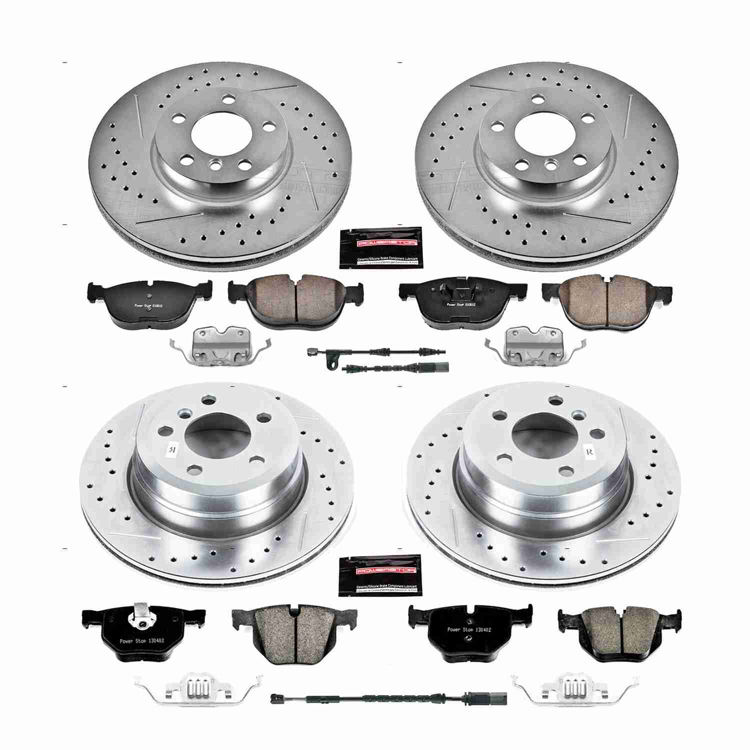 Power Stop 16-18 BMW X5 Front & Rear Z23 Evolution Sport Brake Kit