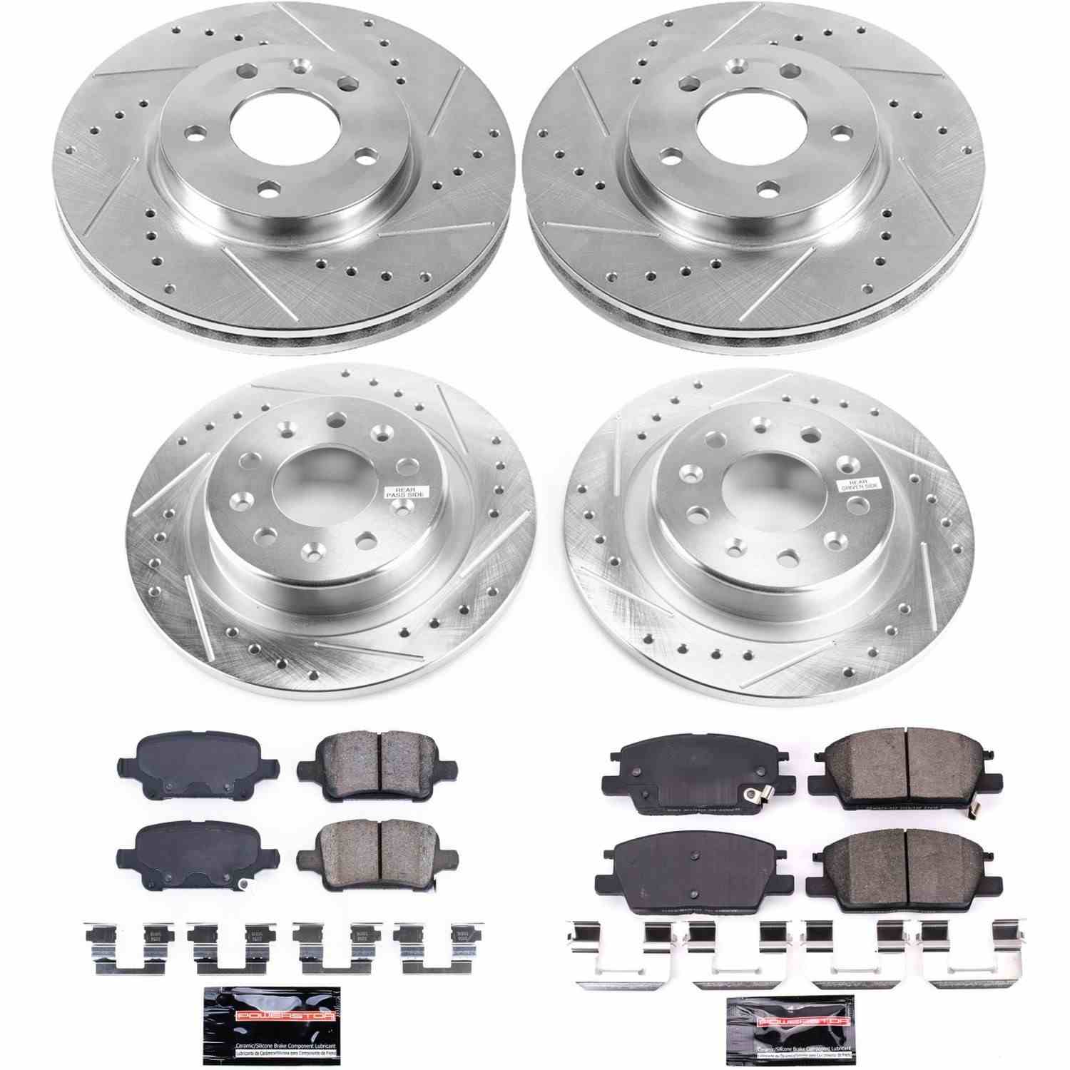 Power Stop 18-19 Buick LaCrosse Front & Rear Z23 Evolution Sport Brake Kit