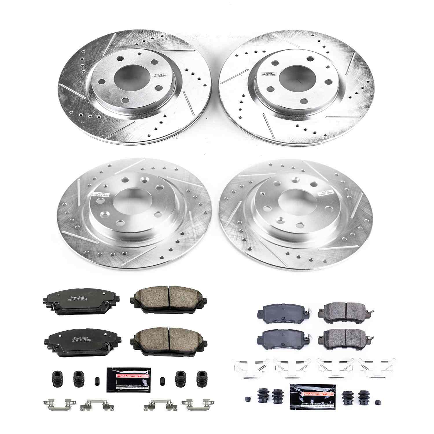 Power Stop 16-18 Mazda CX-3 Front & Rear Z23 Evolution Sport Brake Kit