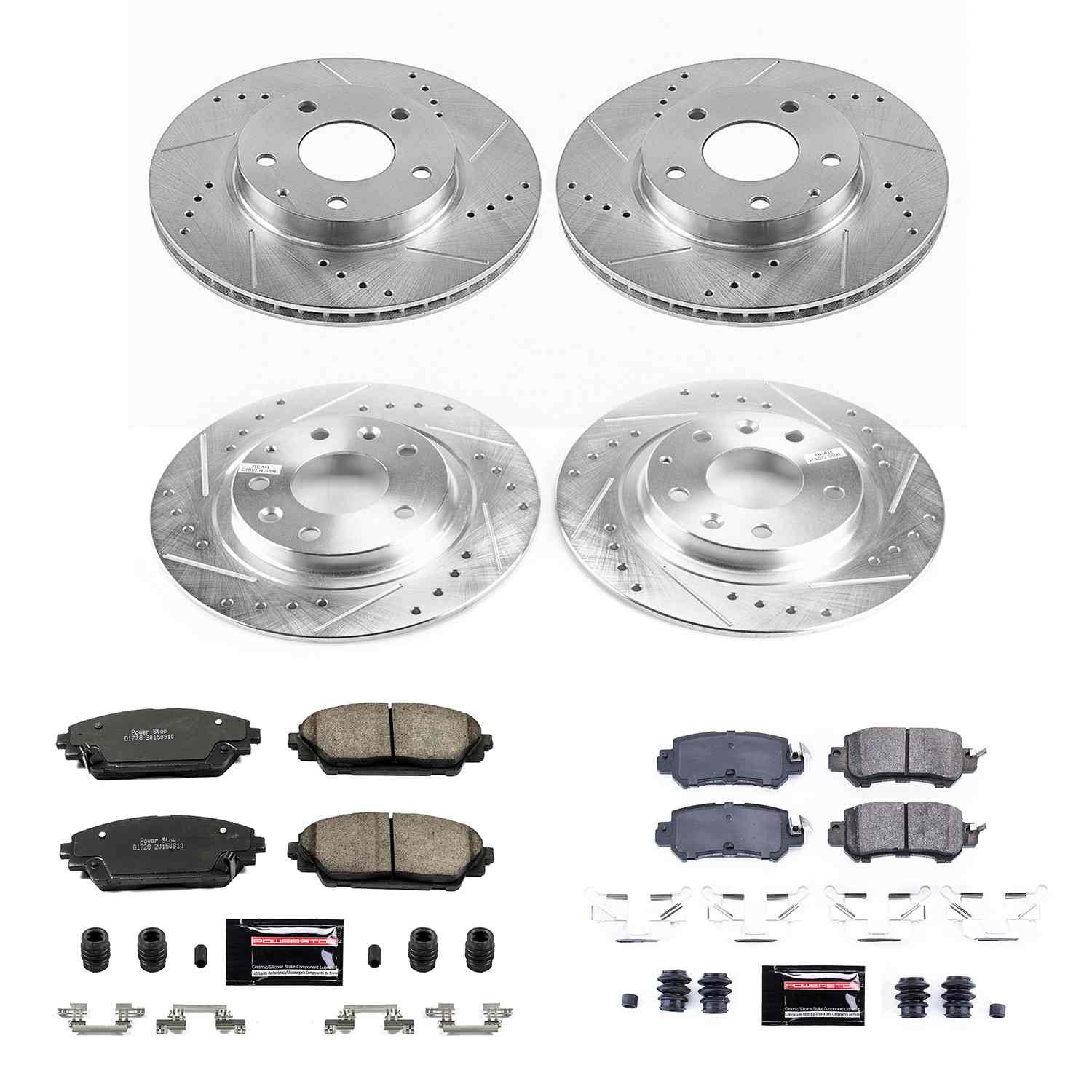 Power Stop 16-18 Mazda CX-3 Front & Rear Z23 Evolution Sport Brake Kit