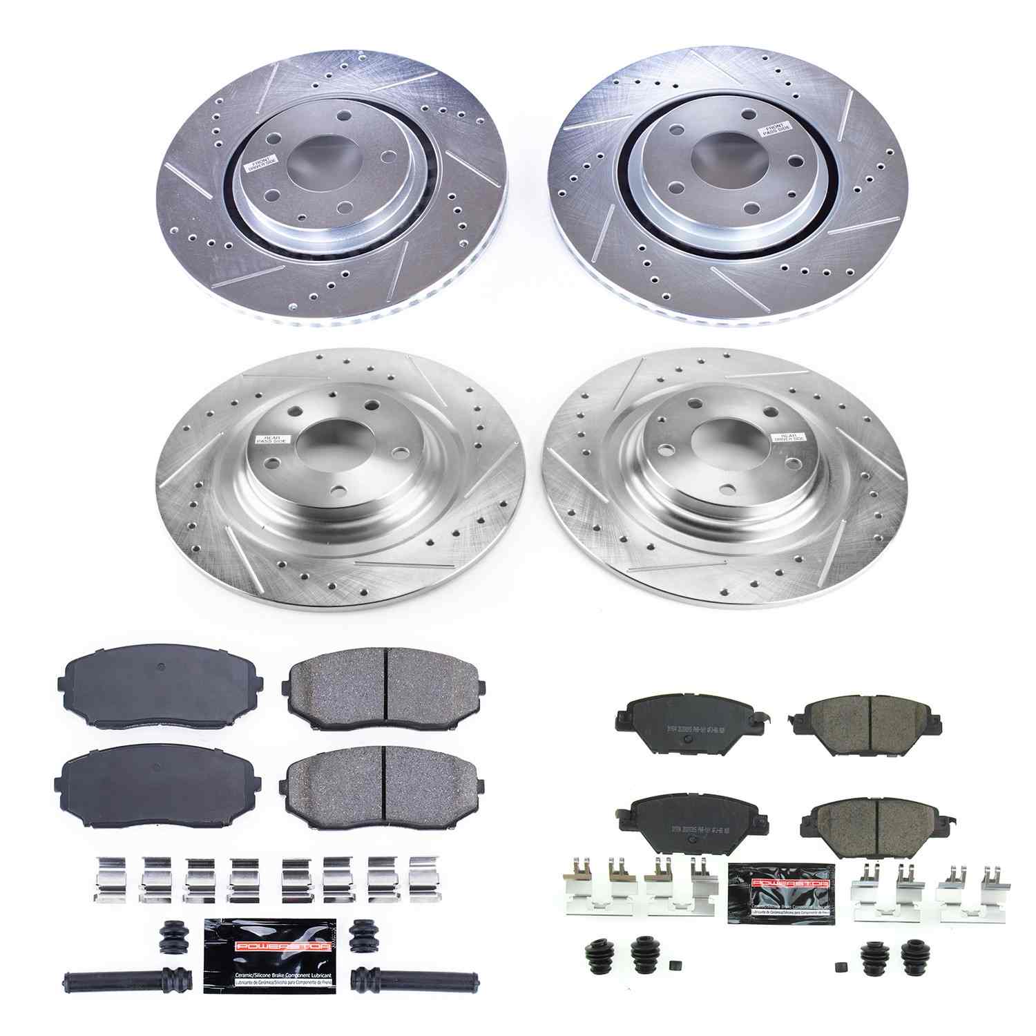 Power Stop 16-18 Mazda CX-9 Front & Rear Z23 Evolution Sport Brake Kit