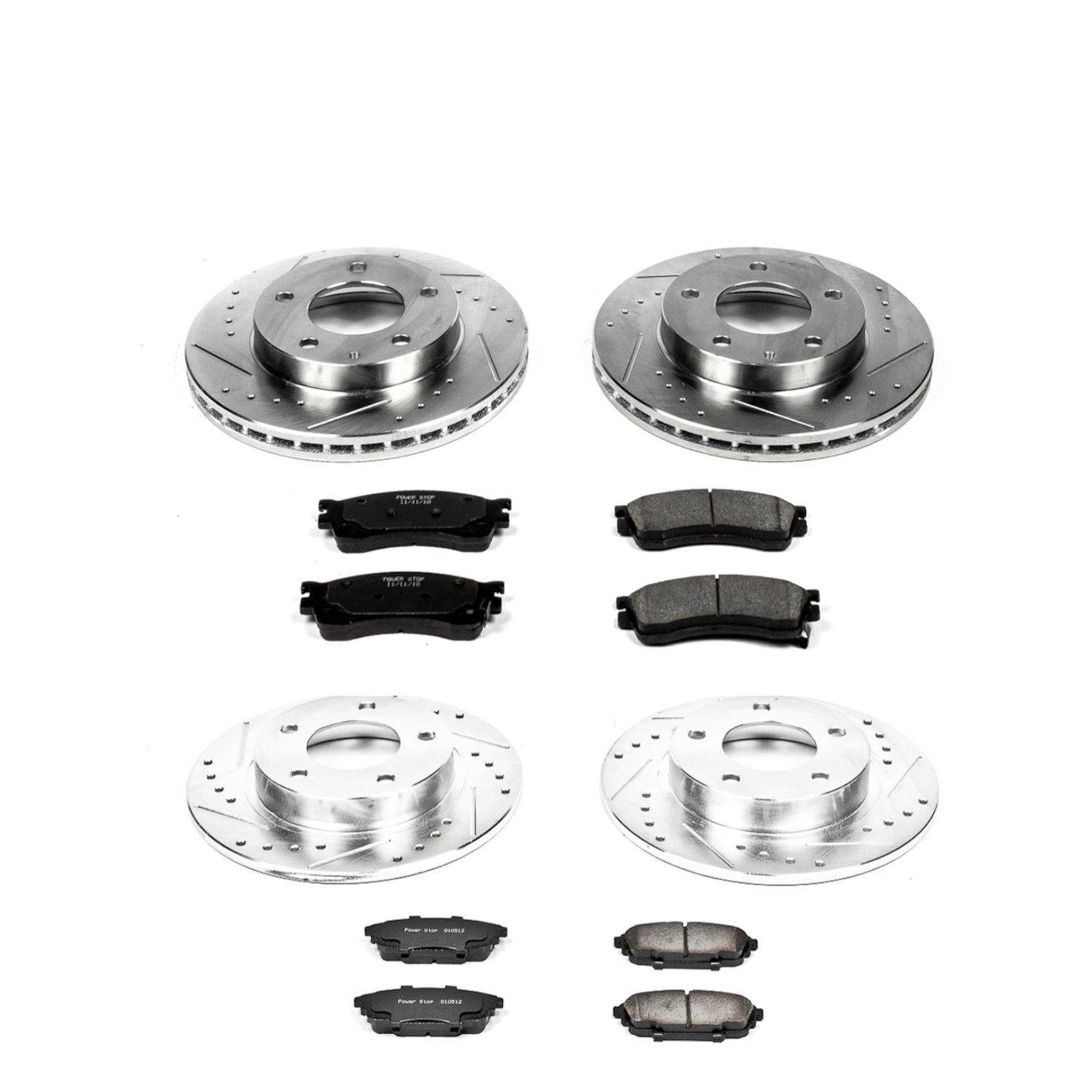 Power Stop 01-03 Mazda Protege Front & Rear Z23 Evolution Sport Brake Kit