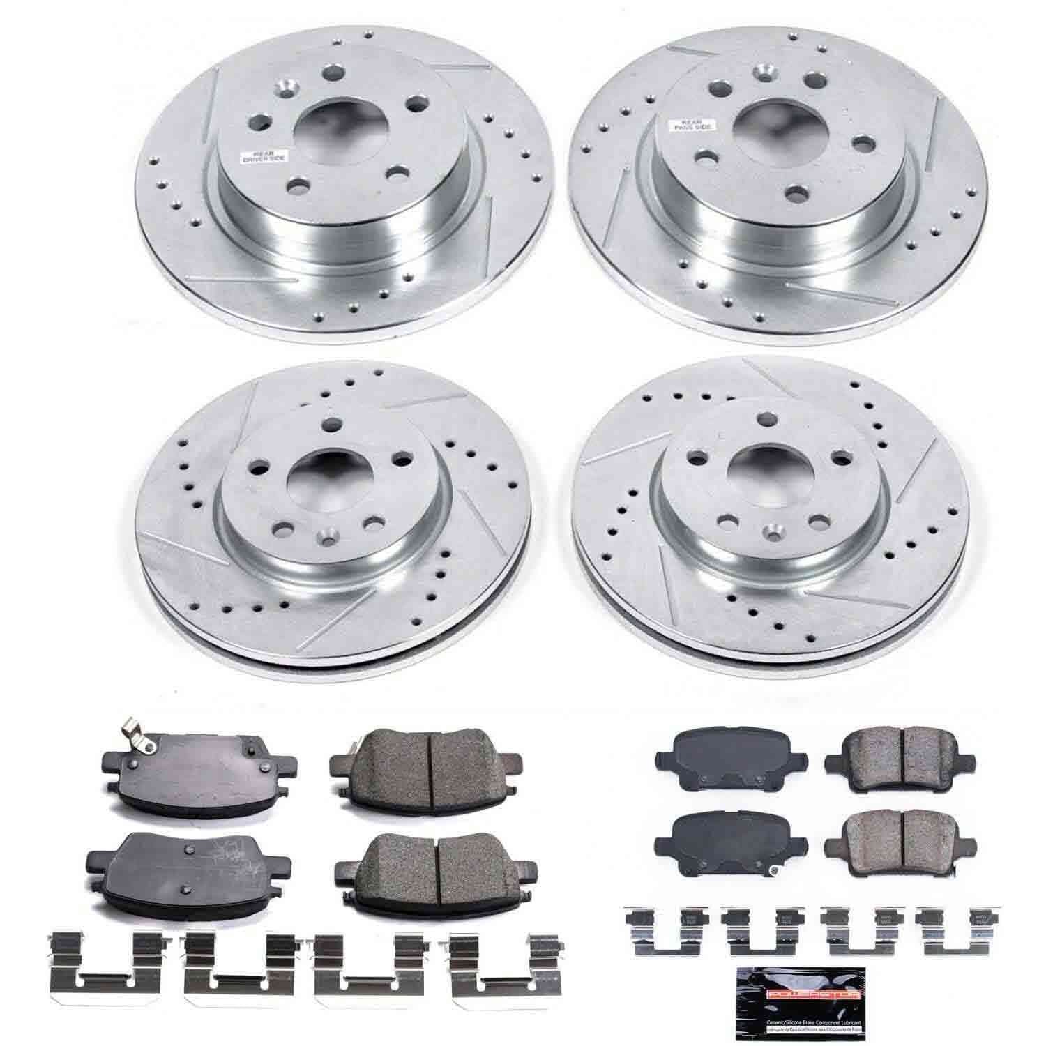Power Stop 2016 Chevrolet Cruze Front & Rear Z23 Evolution Sport Brake Kit