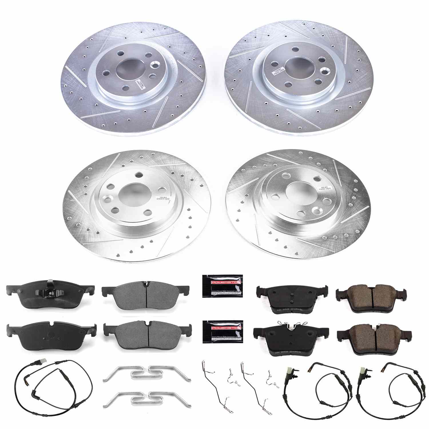 Power Stop 15-17 Land Rover Discovery Sport Front & Rear Z23 Evolution Sport Brake Kit