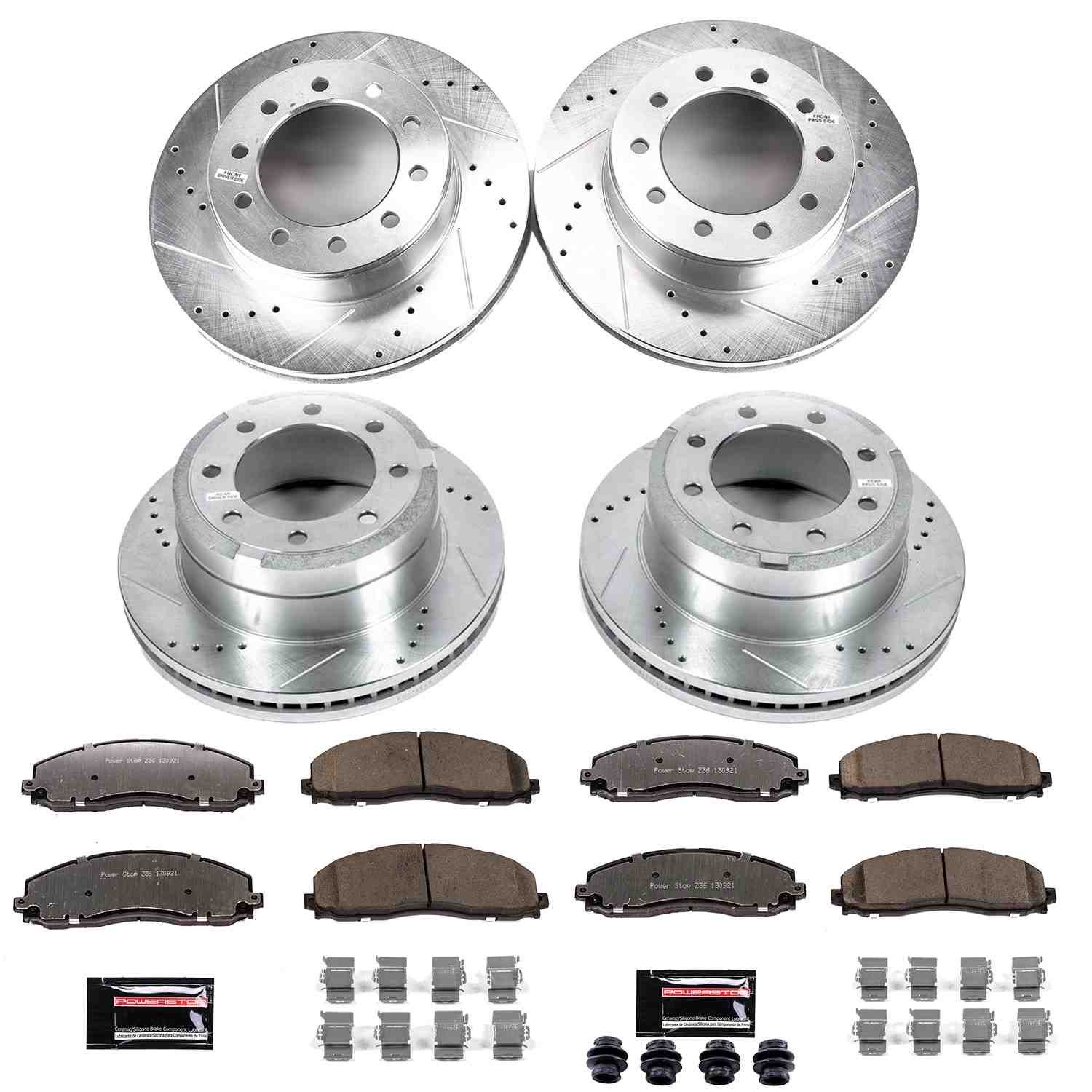 Power Stop 2016 Ford F-350 Super Duty Front & Rear Z36 Truck & Tow Brake Kit