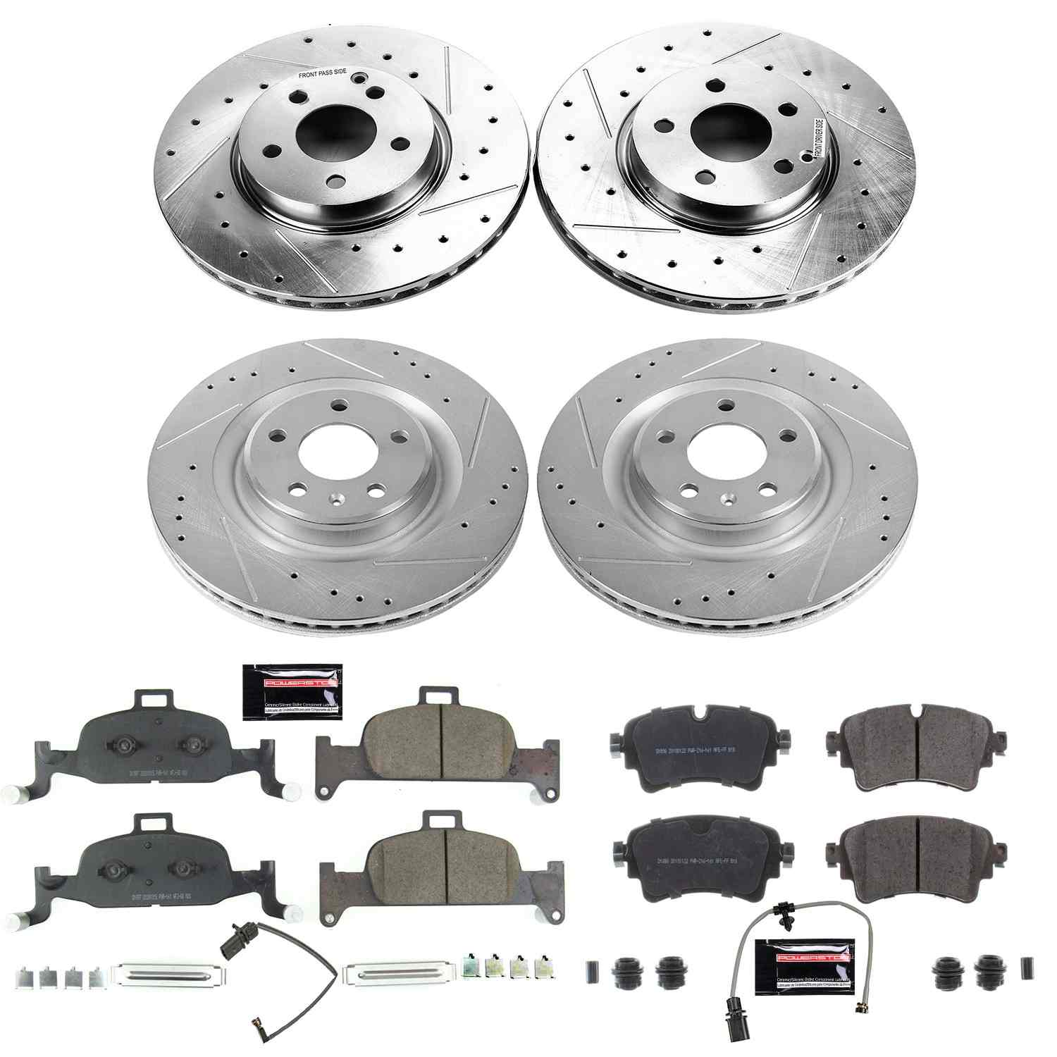 Power Stop 2018 Audi Q5 Front & Rear Z23 Evolution Sport Brake Kit