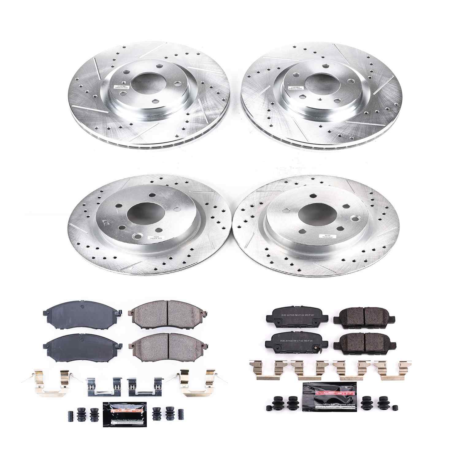Power Stop 18-19 Nissan 370Z Front & Rear Z23 Evolution Sport Brake Kit