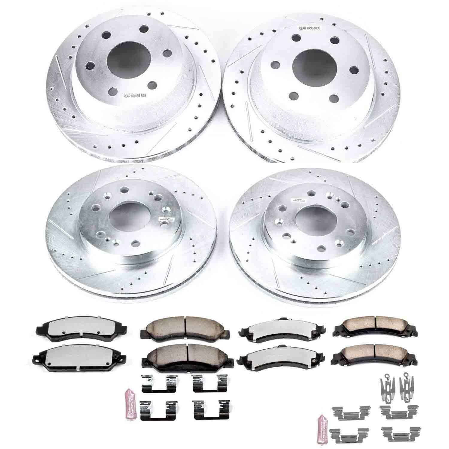 Power Stop 05-06 GMC Sierra 1500 Front & Rear Z36 Truck & Tow Brake Kit