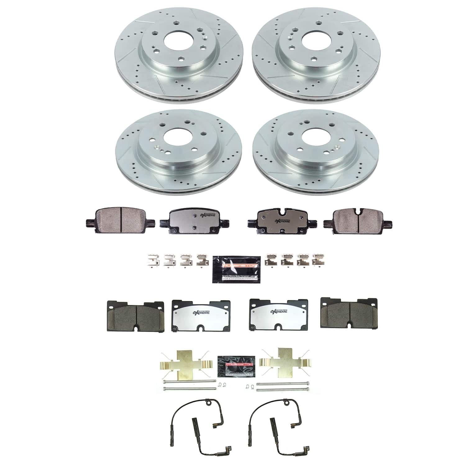Power Stop 2019 Chevrolet Silverado 1500 Front & Rear Z36 Truck & Tow Brake Kit