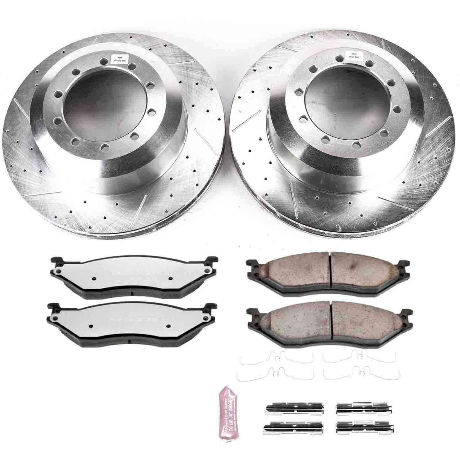 Power Stop 15-19 Ford F59 Front & Rear Z36 Truck & Tow Brake Kit