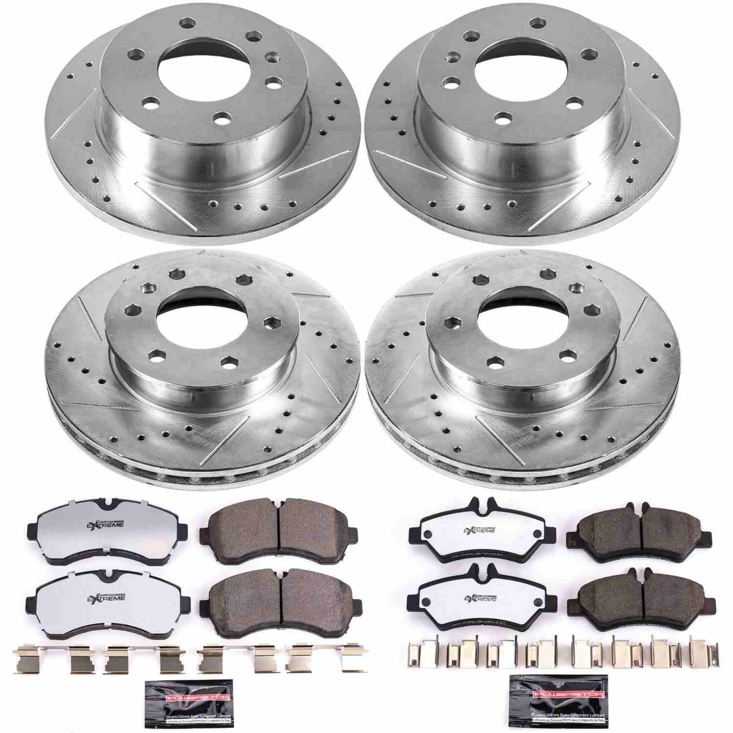Power Stop 2017 Freightliner Sprinter 3500 Front & Rear Z36 Truck & Tow Brake Kit