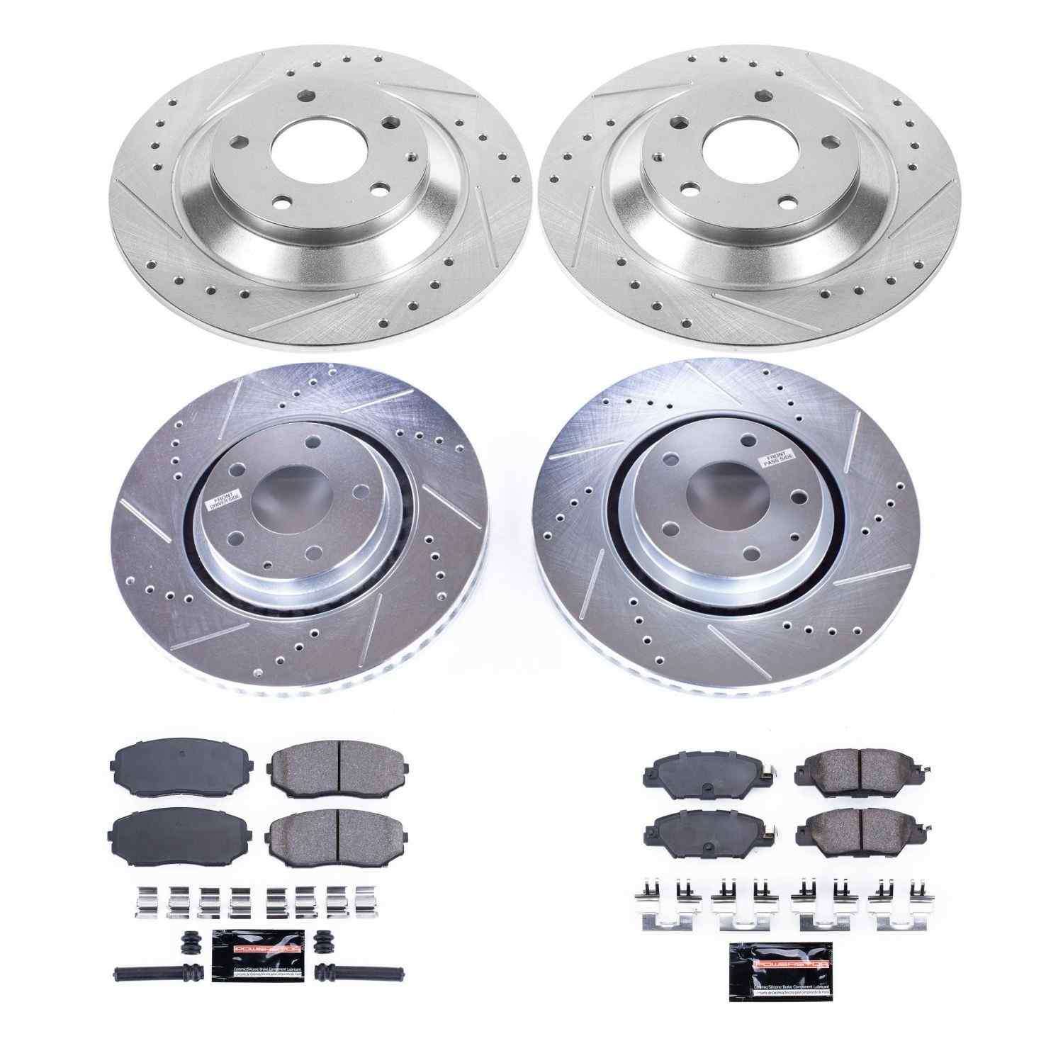 Power Stop 2019 Mazda CX-5 Front & Rear Z23 Evolution Sport Brake Kit