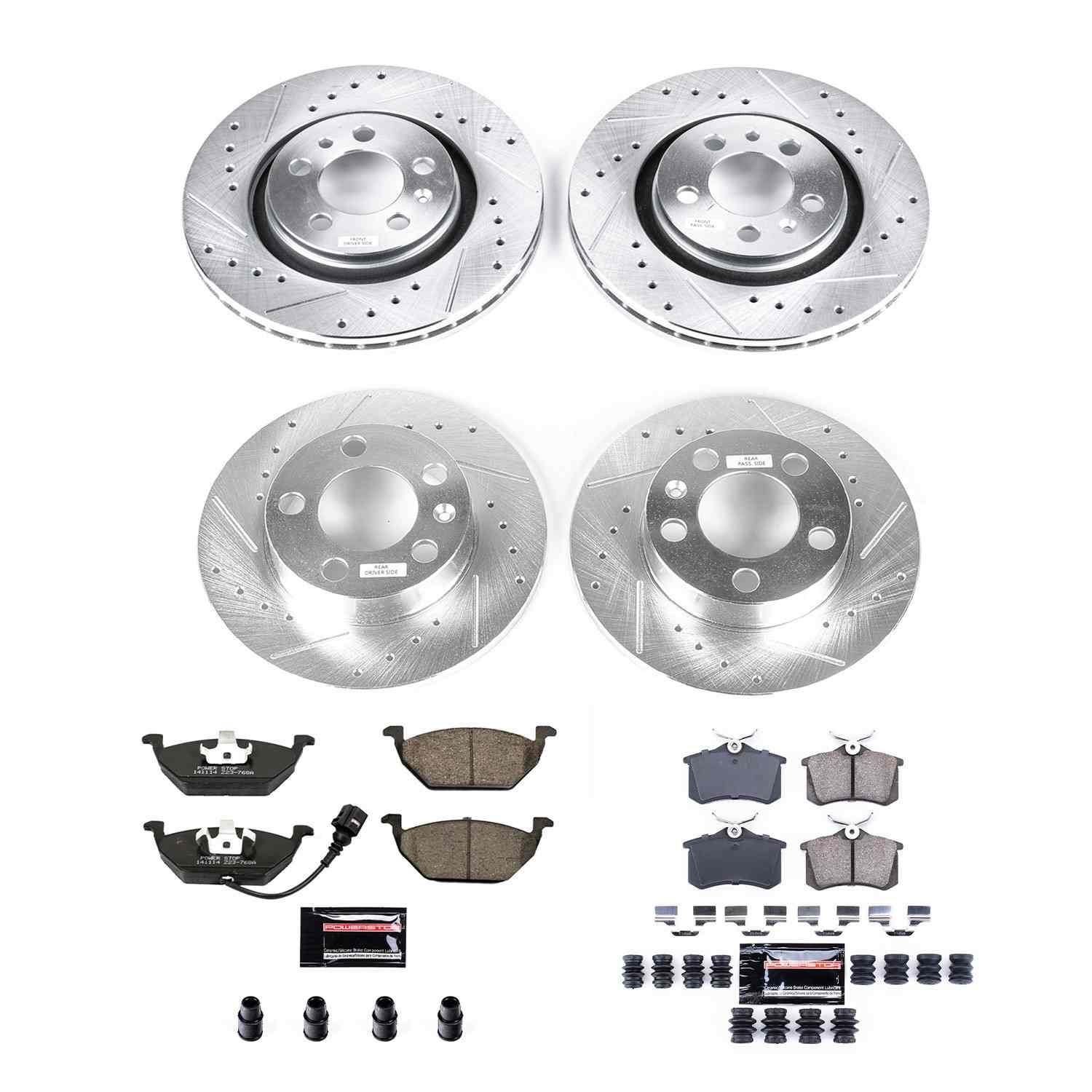 Power Stop 99-06 Volkswagen Beetle Front & Rear Z23 Evolution Sport Brake Kit
