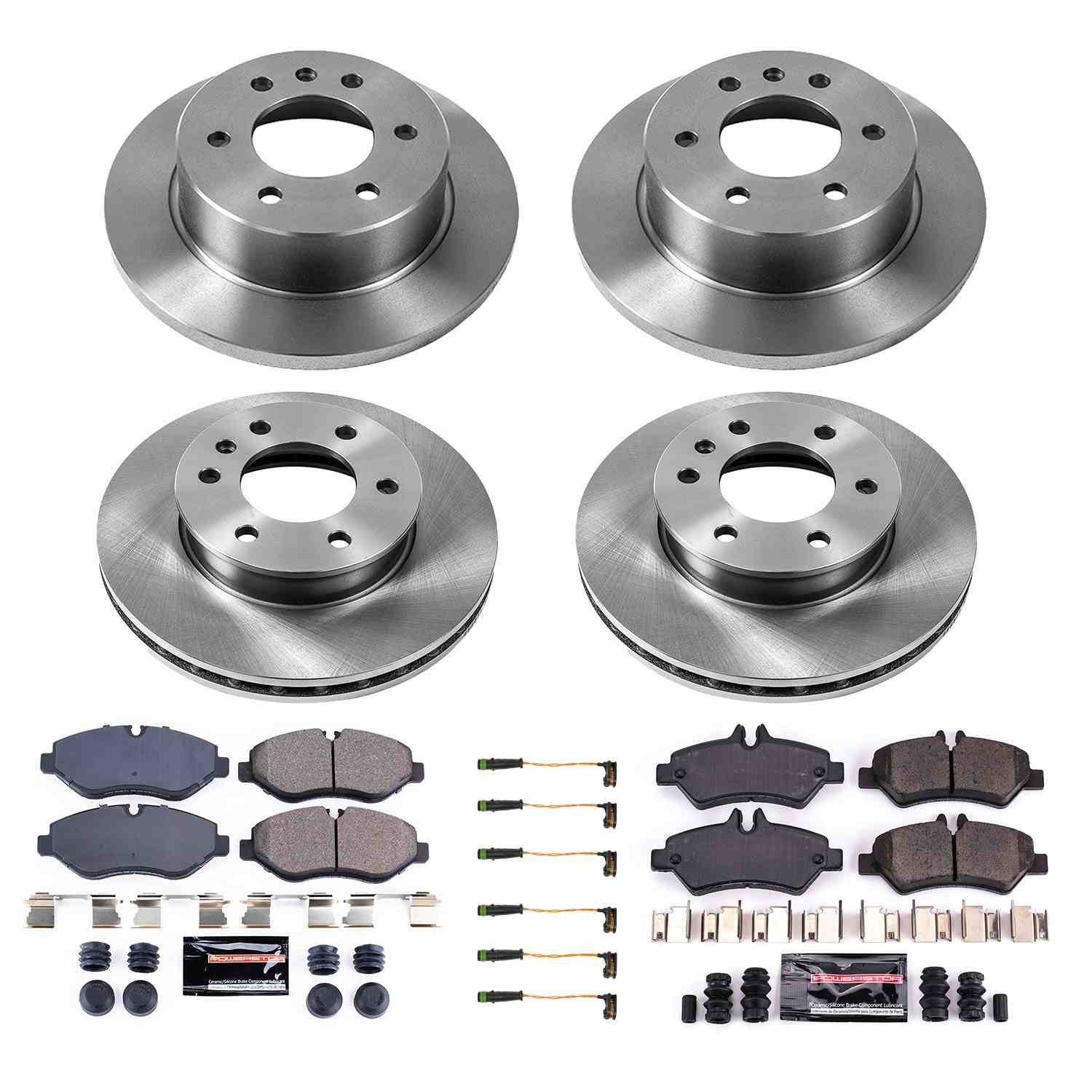 Power Stop 07-08 Freightliner Sprinter 2500 Front & Rear Z23 Evolution Sport Brake Kit