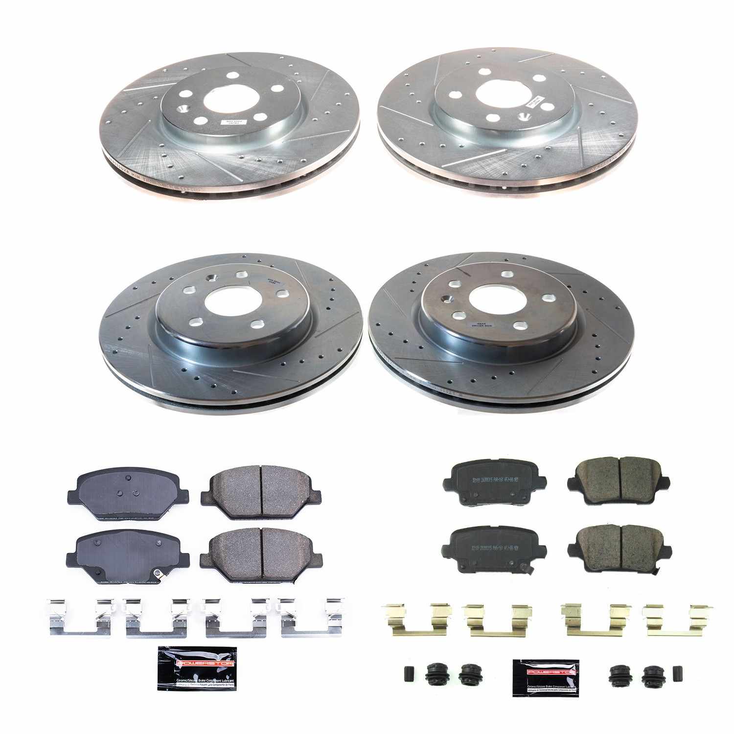 Power Stop 2019 Cadillac XT4 Front & Rear Z23 Evolution Brake Kit