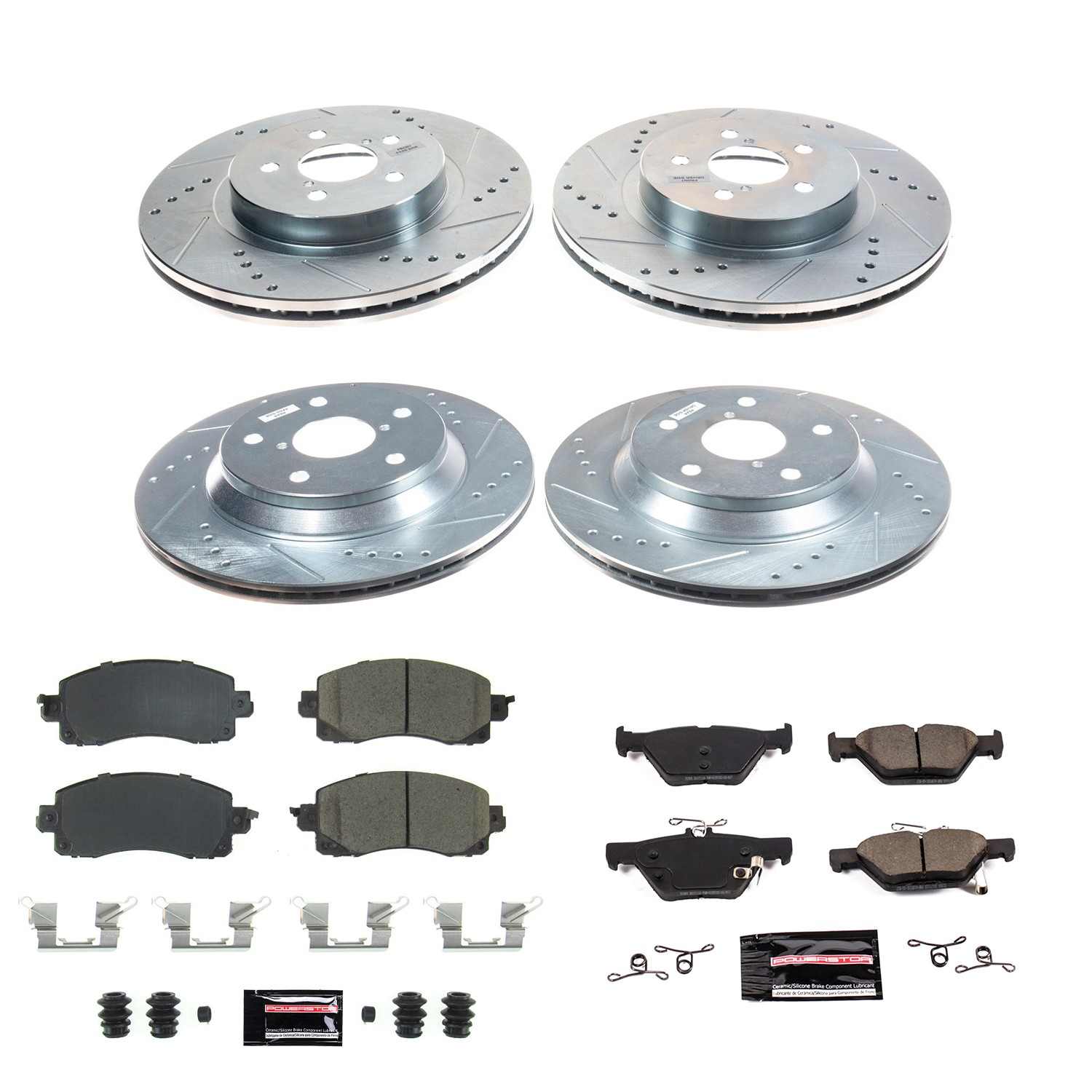 Power Stop 19-21 Subaru Forester Front & Rear Z23 Evolution Sport Brake Kit