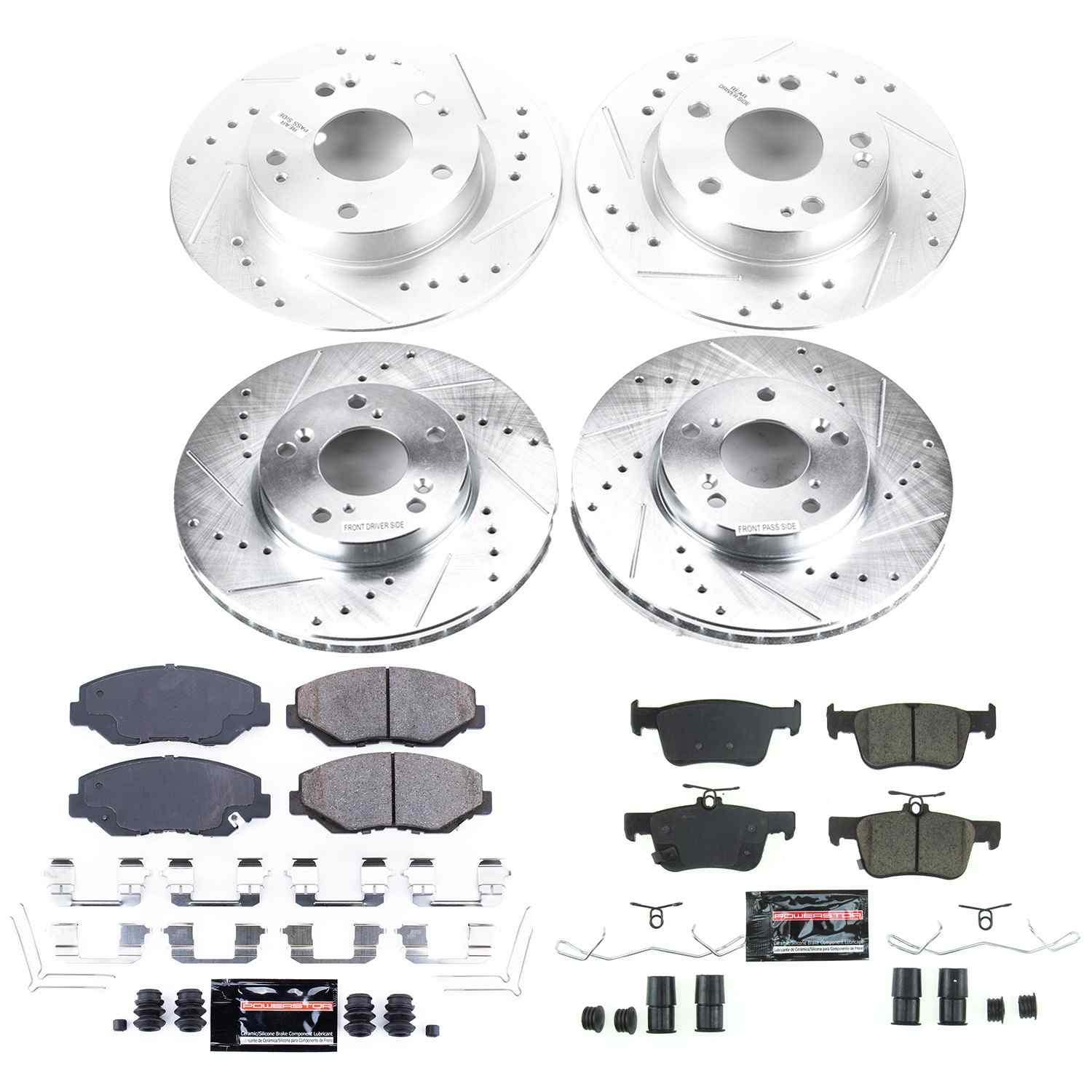 Power Stop 2020 Honda Civic Front & Rear Z23 Evolution Sport Brake Kit