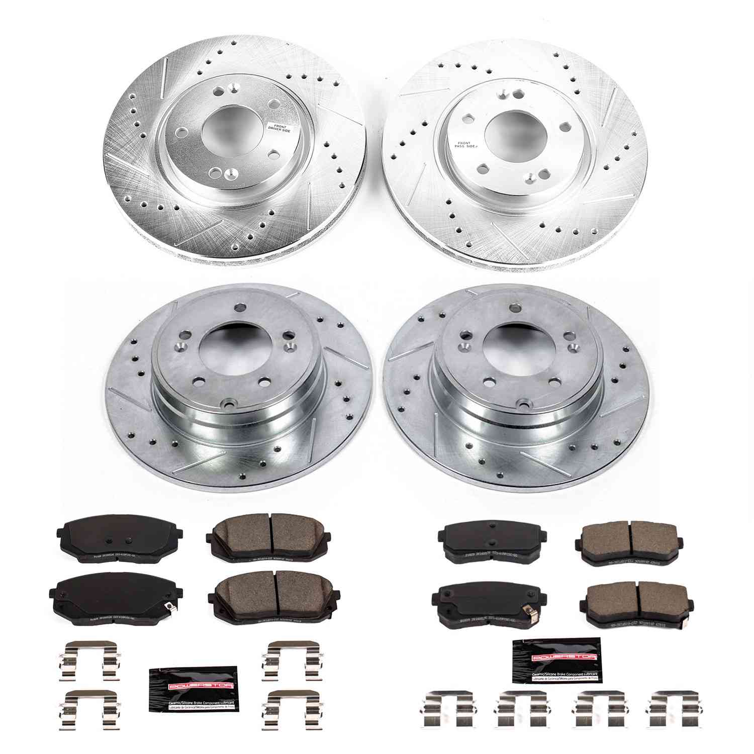 Power Stop 2017 Kia Optima Front & Rear Z23 Evolution Sport Brake Kit