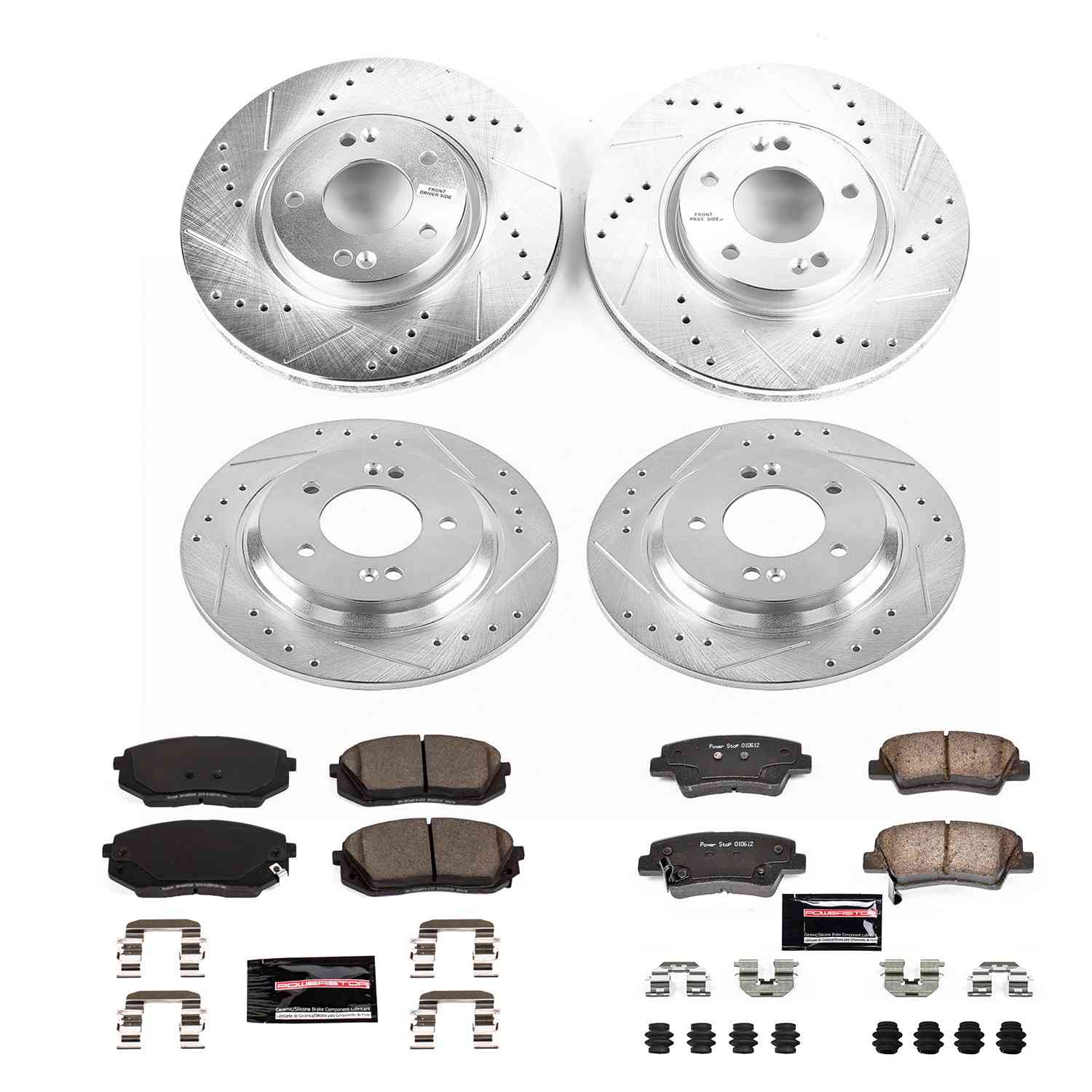 Power Stop 2017 Kia Optima Front & Rear Z23 Evolution Sport Brake Kit