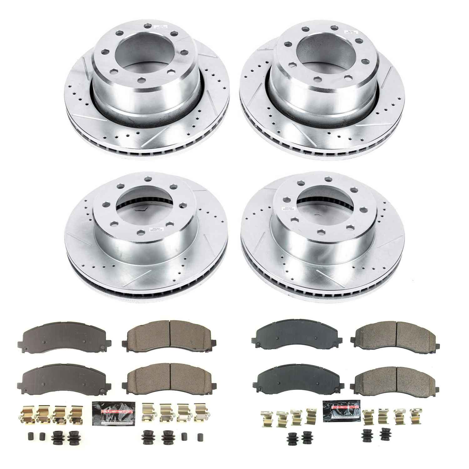 Power Stop 19-22 Ram 2500 Front & Rear Z23 Evolution Brake Kit