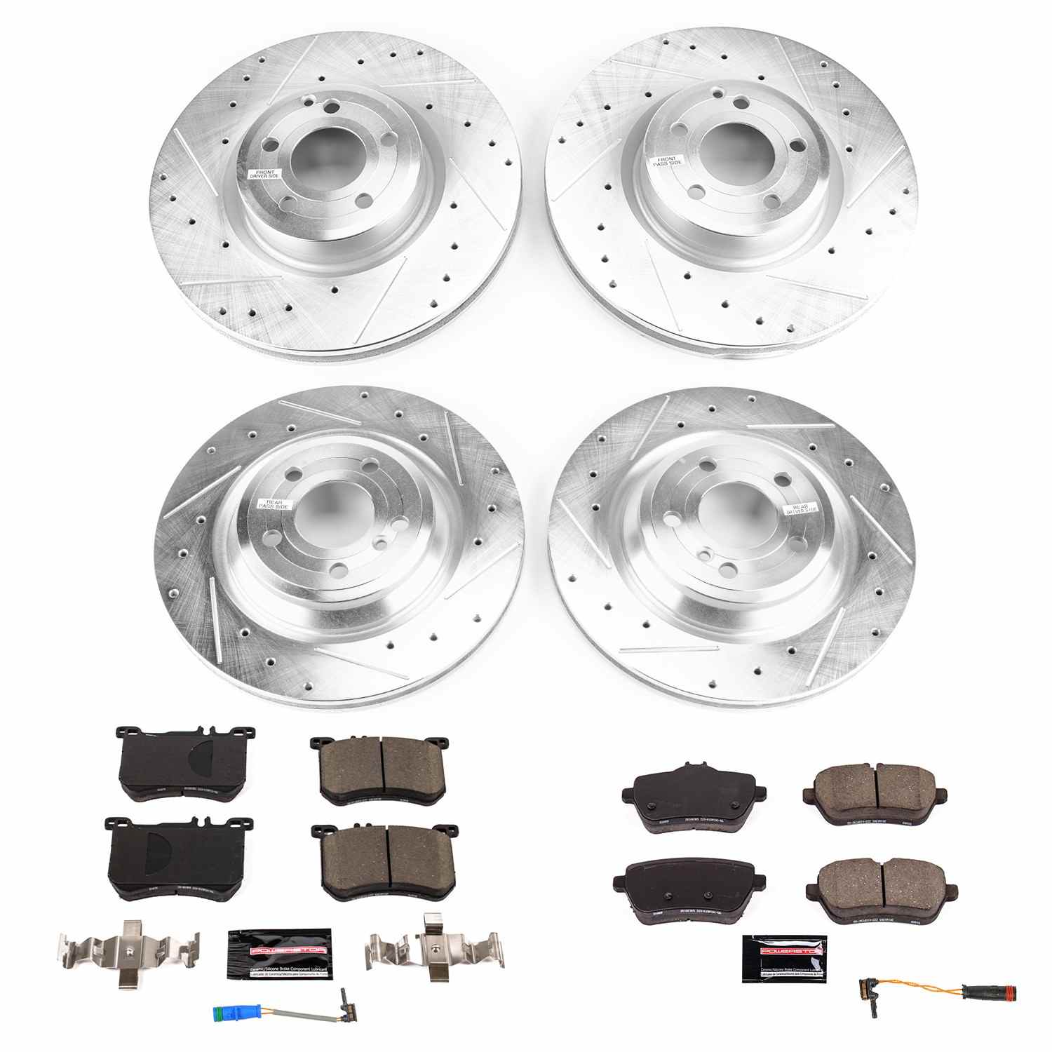 Power Stop 13-18 Mercedes-Benz SL550 Front & Rear Z23 Evolution Brake Kit