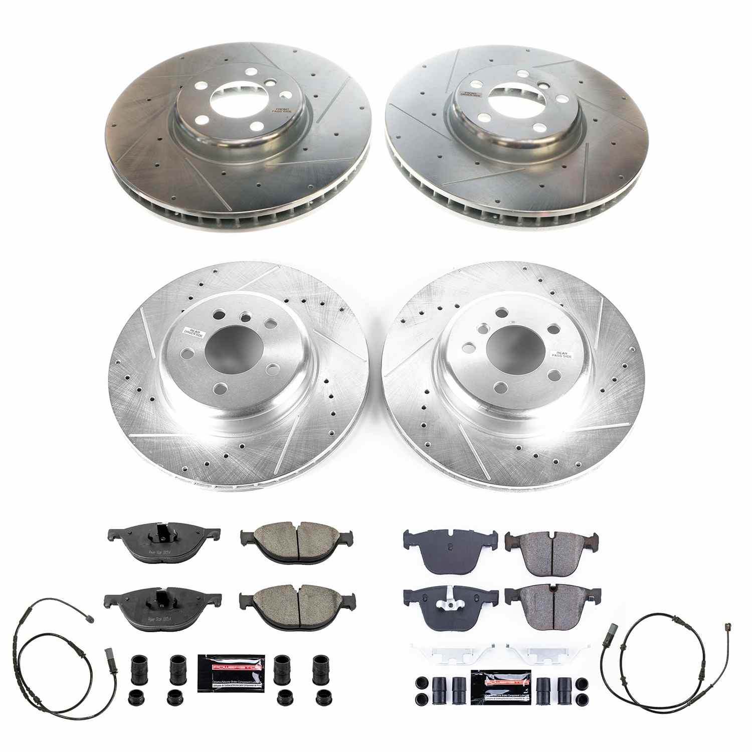 Power Stop 11-15 BMW 740Li Front & Rear Z23 Evolution Brake Kit