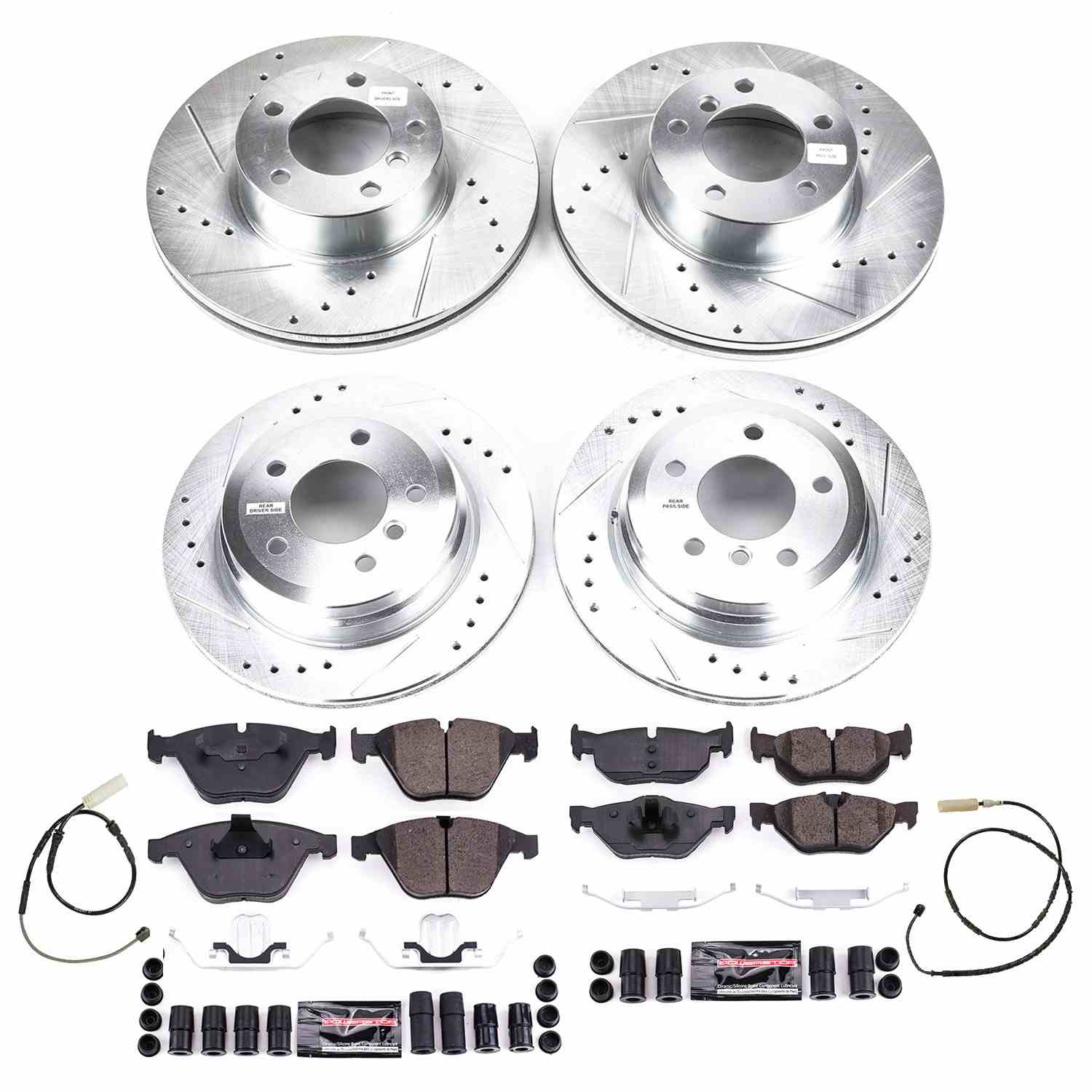 Power Stop 11-13 BMW 328i Front & Rear Z23 Evolution Brake Kit