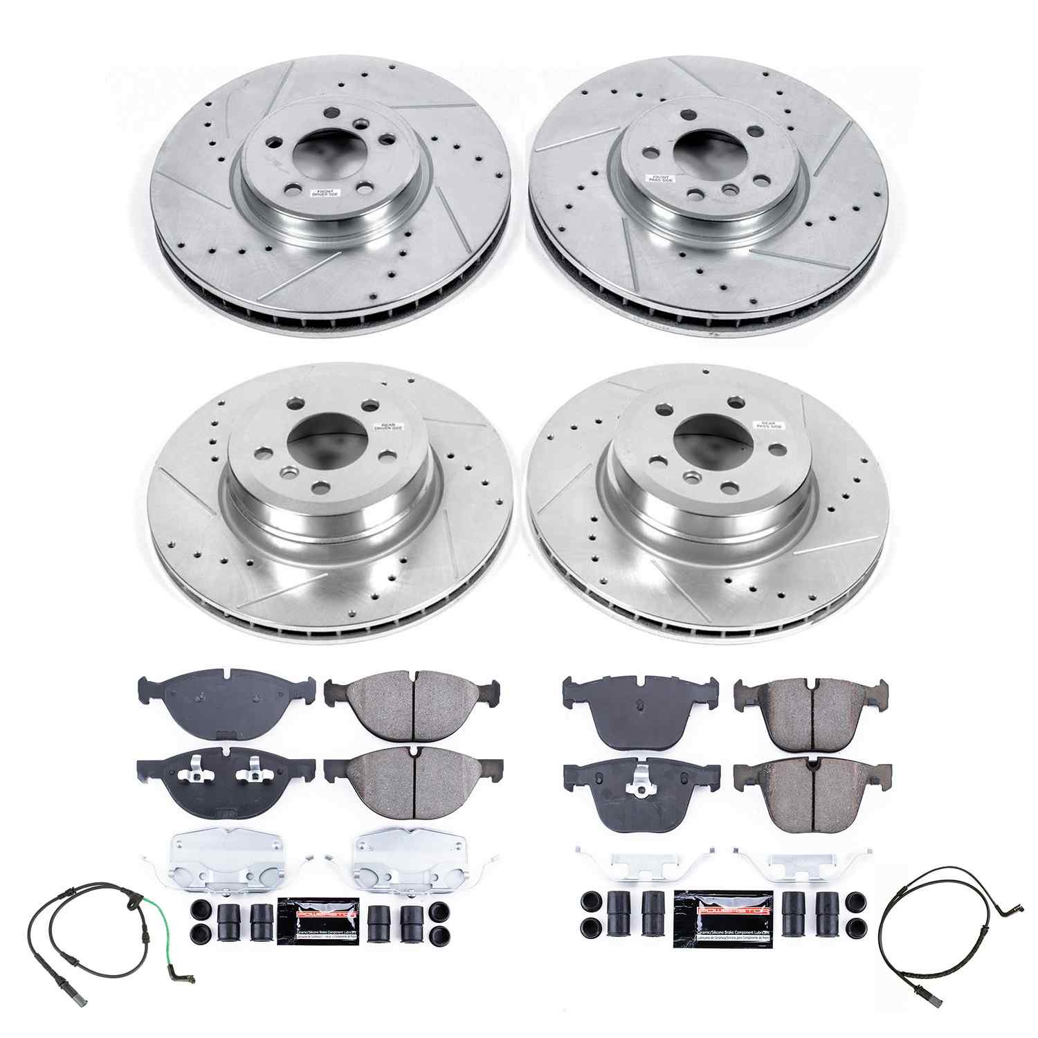 Power Stop 2010 BMW X6 Front and Rear Z23 Evolution Brake Kit