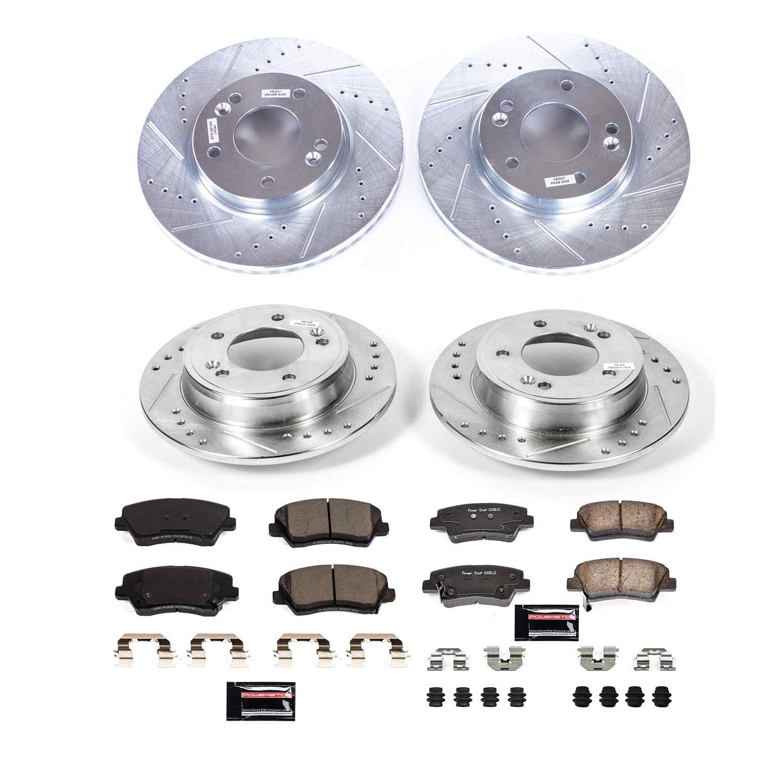 Power Stop 2016 Hyundai Veloster Front & Rear Z23 Evolution Brake Kit