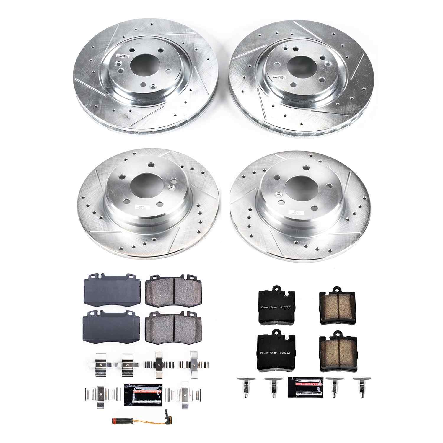 Power Stop 05-06 Mercedes-Benz SLK350 Front & Rear Z23 Evolution Brake Kit
