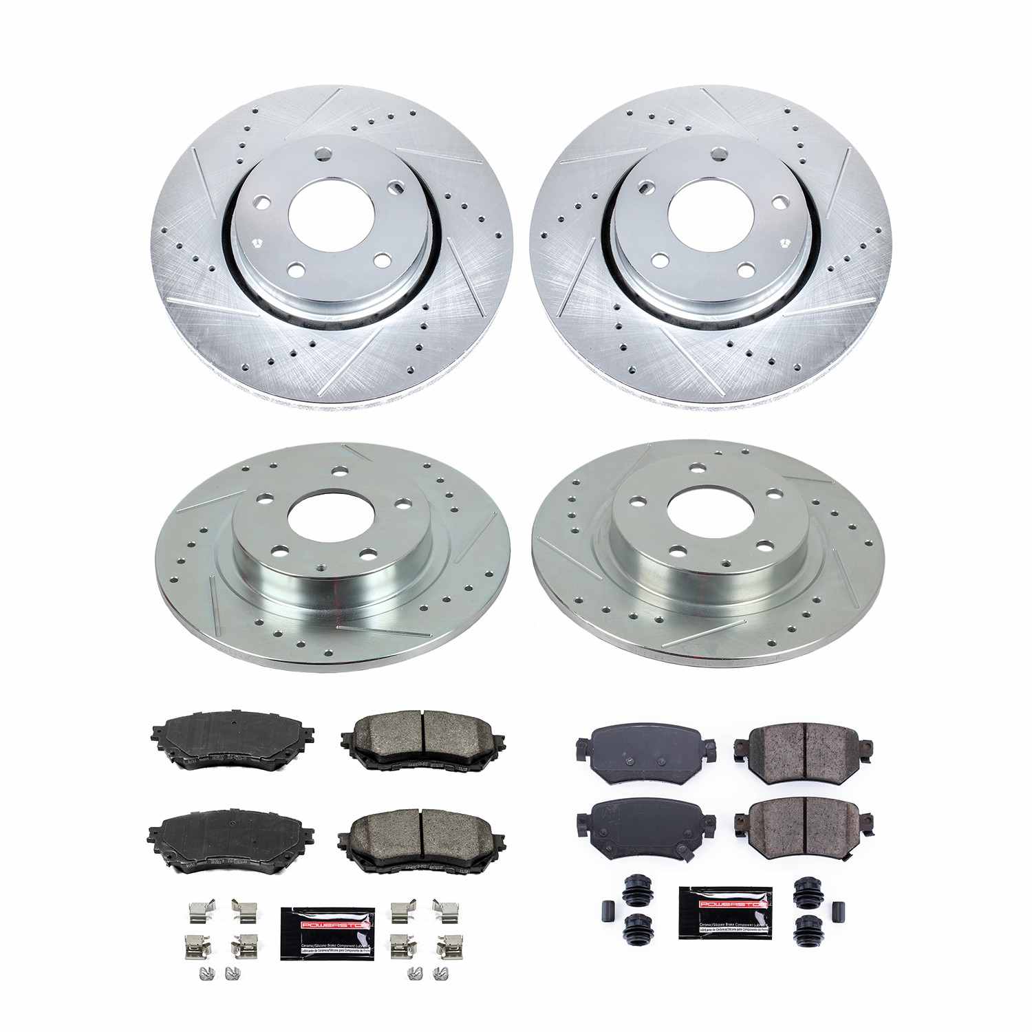 Power Stop 2021 Mazda 6 Front & Rear Z23 Evolution Brake Kit