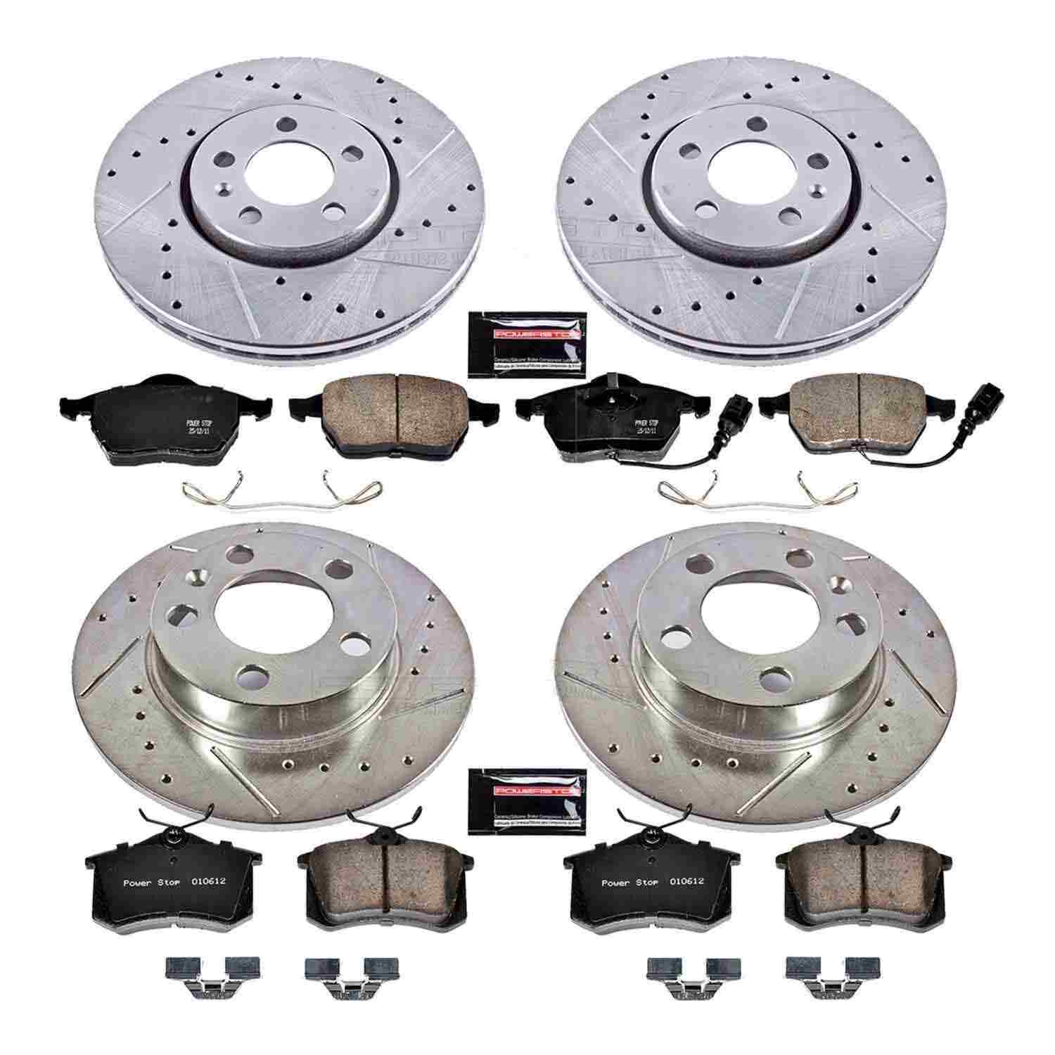 Power Stop 99-10 Volkswagen Beetle Front & Rear Z23 Evolution Sport Brake Kit