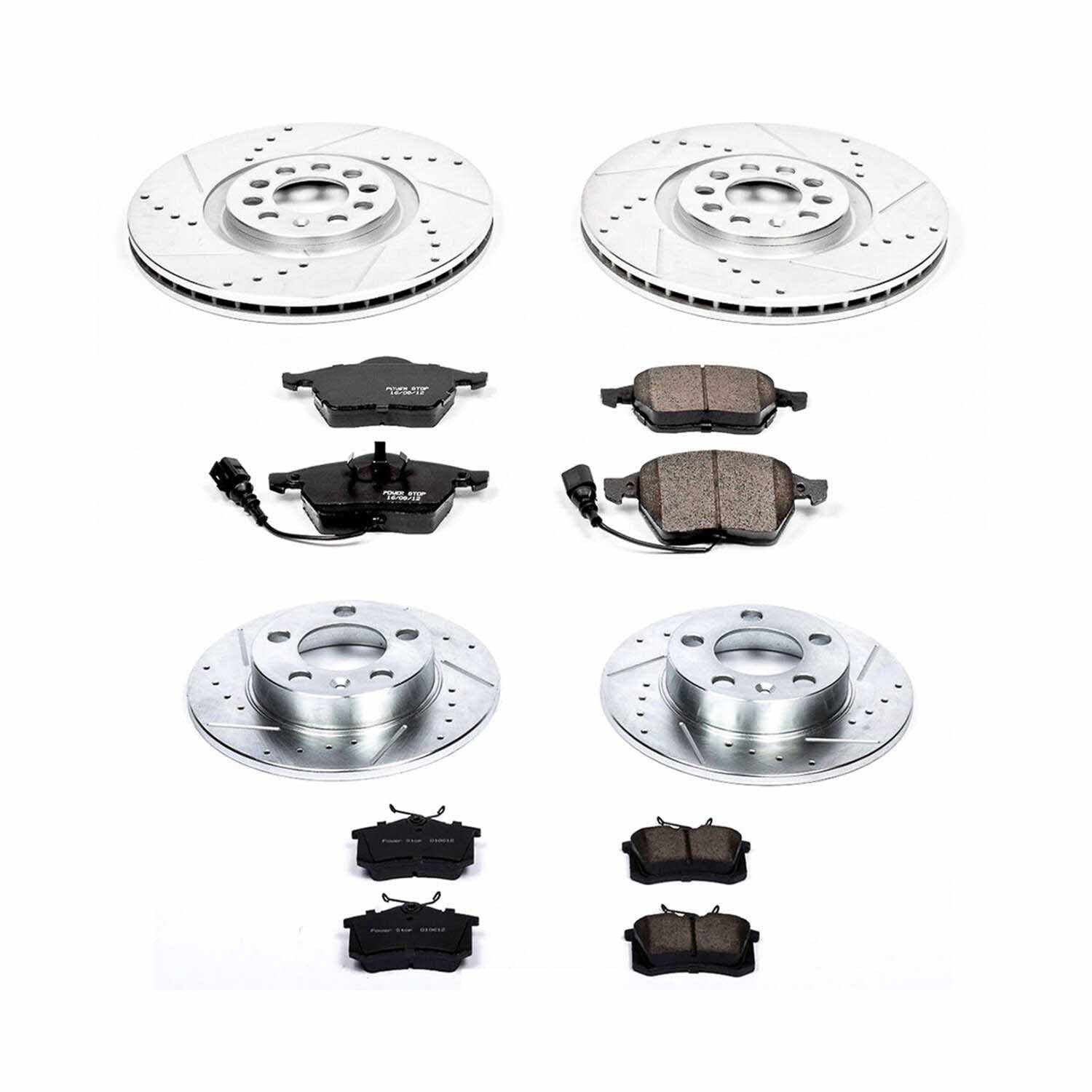Power Stop 99-06 Audi TT Front & Rear Z23 Evolution Sport Brake Kit