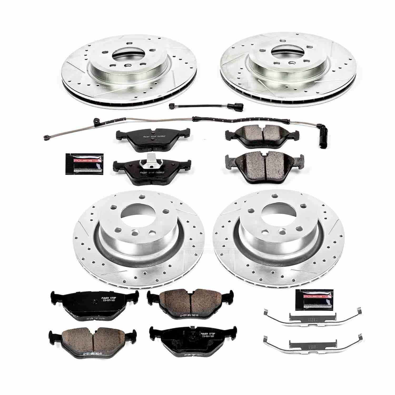 Power Stop 06-08 BMW Z4 Front & Rear Z23 Evolution Sport Brake Kit