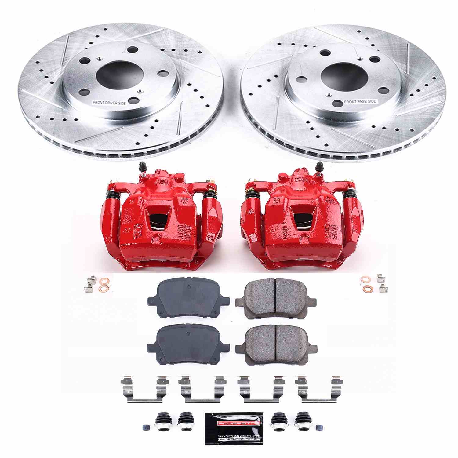 Power Stop 97-01 Lexus ES300 Front Z23 Evolution Sport Brake Kit w/Calipers