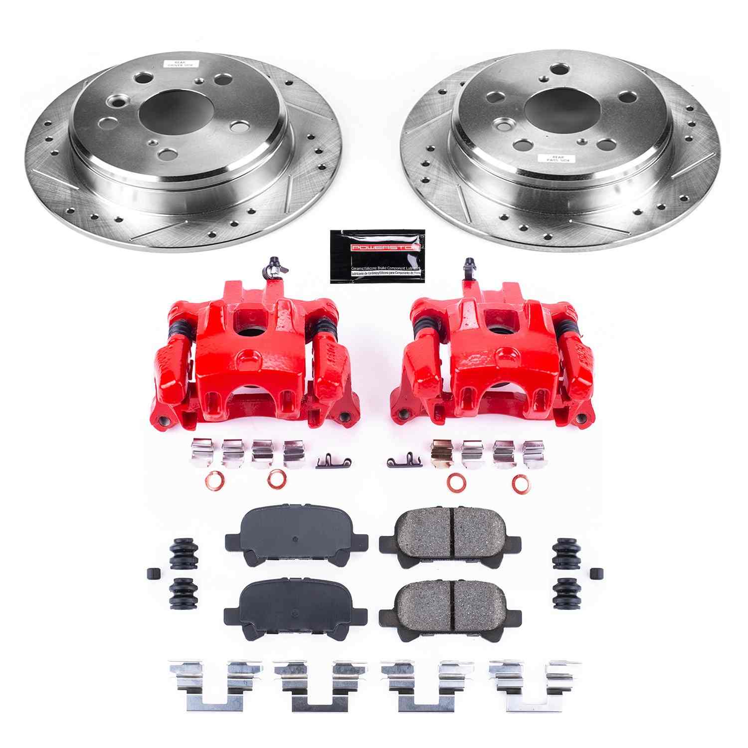 Power Stop 00-01 Toyota Camry Rear Z23 Evolution Sport Brake Kit w/Calipers