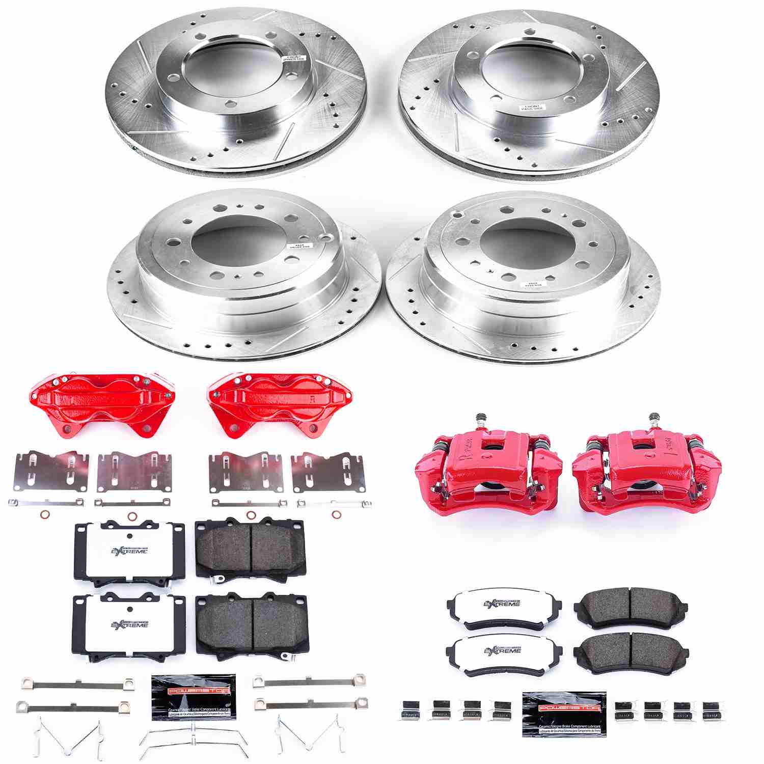 Power Stop 98-02 Lexus LX470 Front & Rear Z36 Truck & Tow Kit w/Calipers