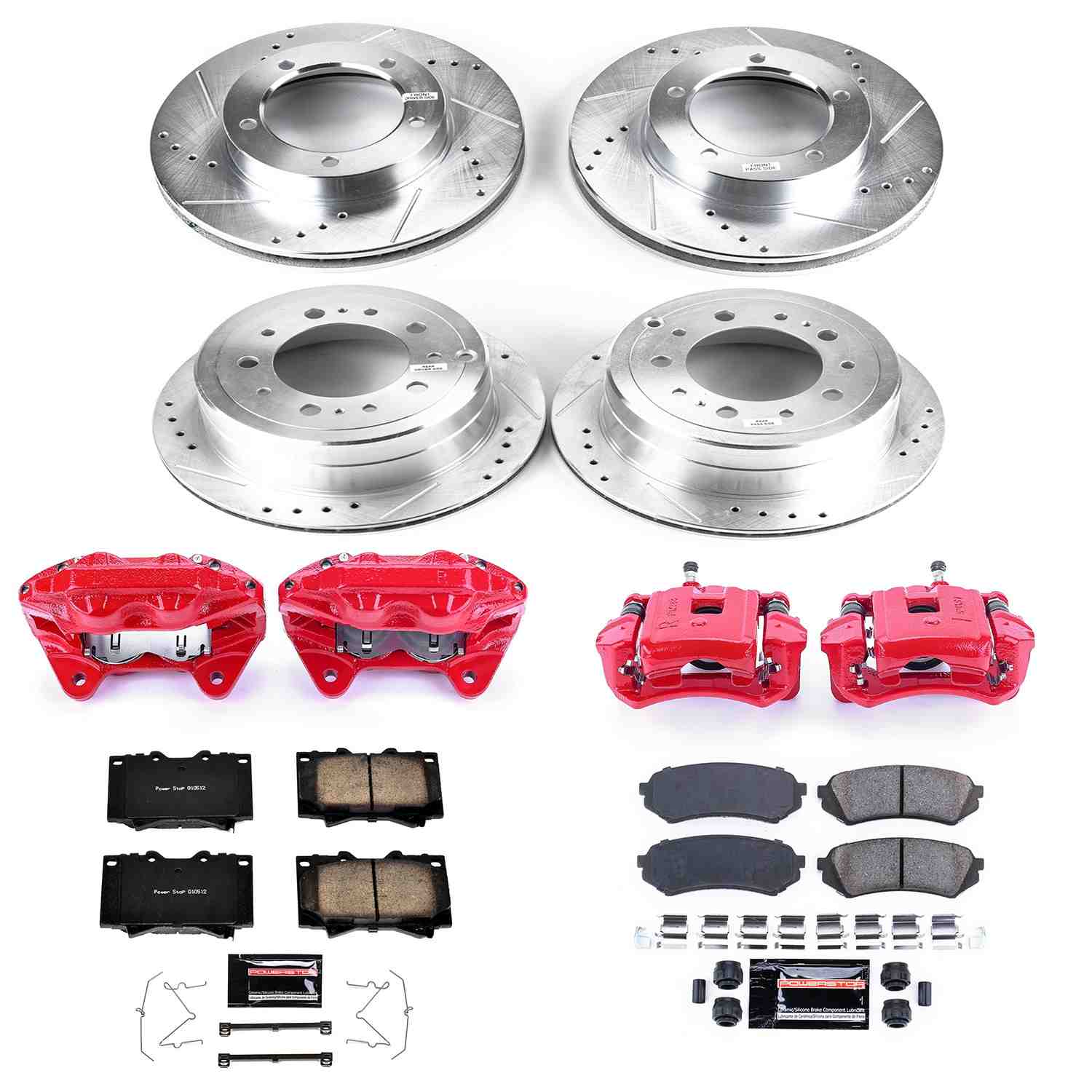 Power Stop 03-07 Lexus LX470 Front & Rear Z23 Evolution Sport Brake Kit w/Calipers