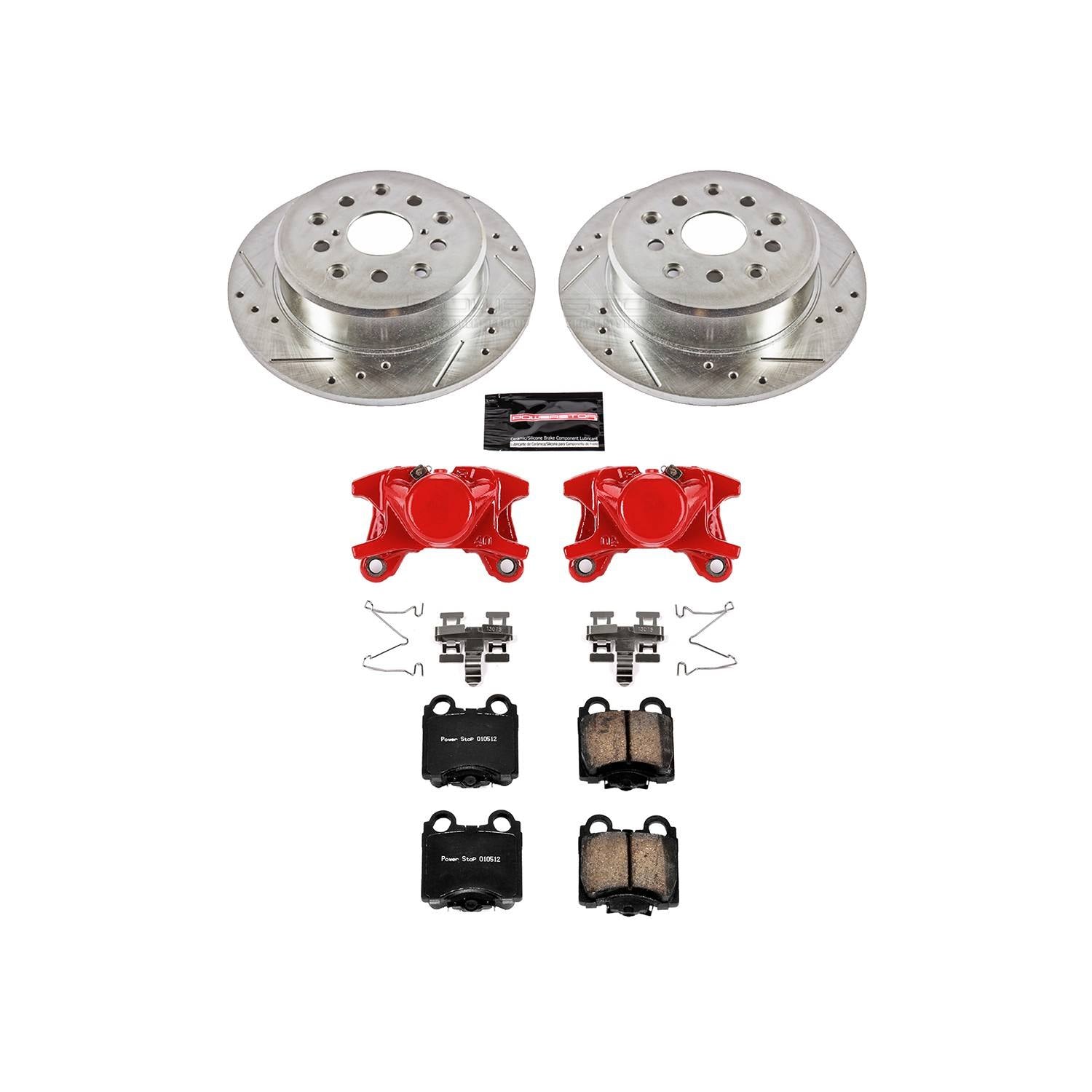 Power Stop 01-05 Lexus IS300 Rear Z23 Evolution Sport Brake Kit w/Calipers