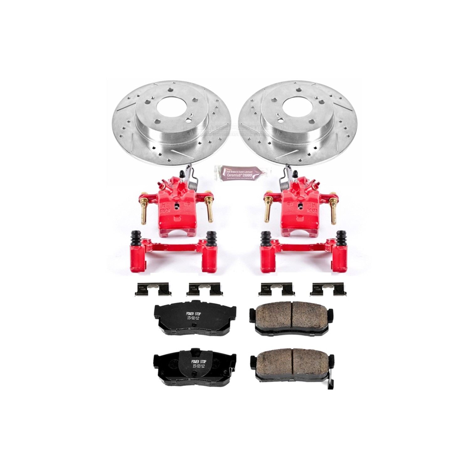 Power Stop 96-01 Infiniti I30 Rear Z23 Evolution Sport Brake Kit w/Calipers