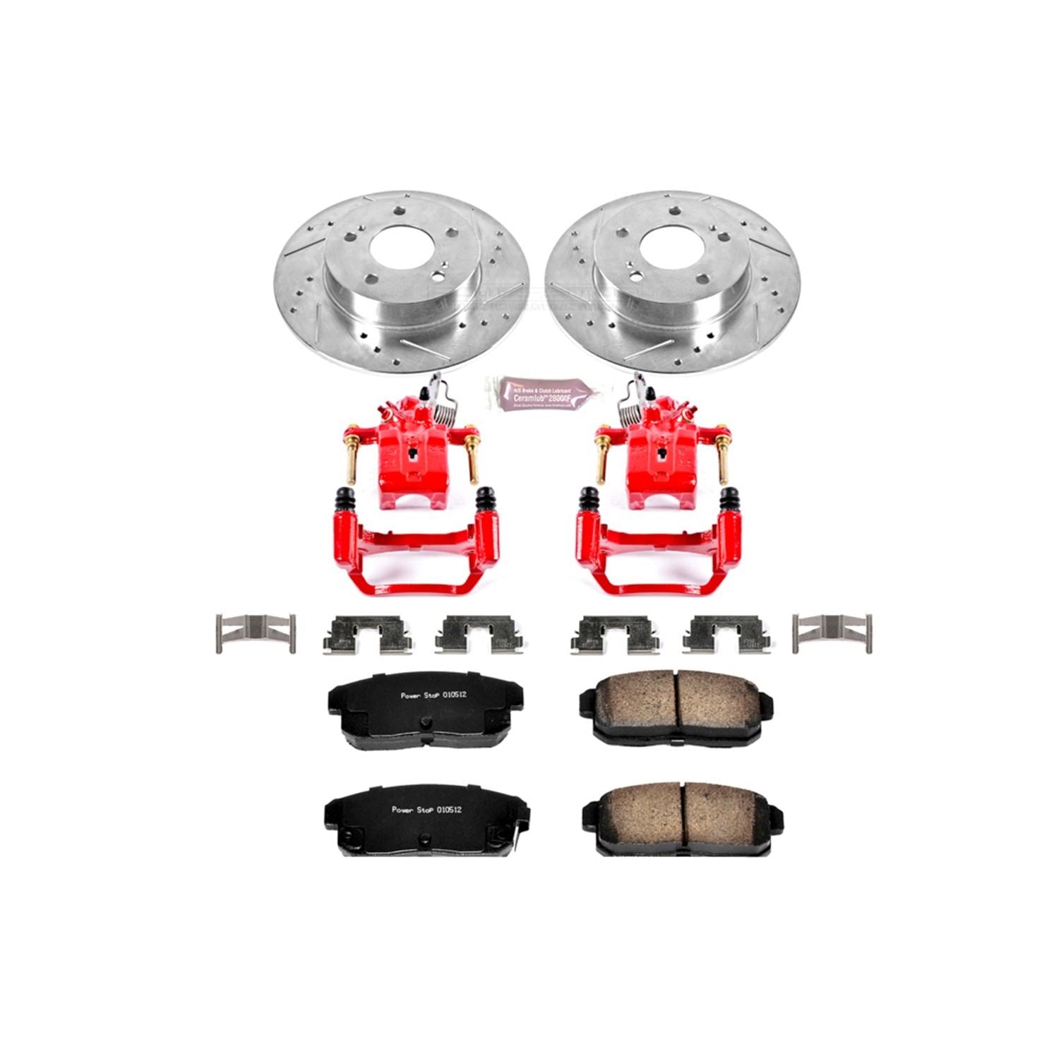 Power Stop 2001 Infiniti I30 Rear Z23 Evolution Sport Brake Kit w/Calipers