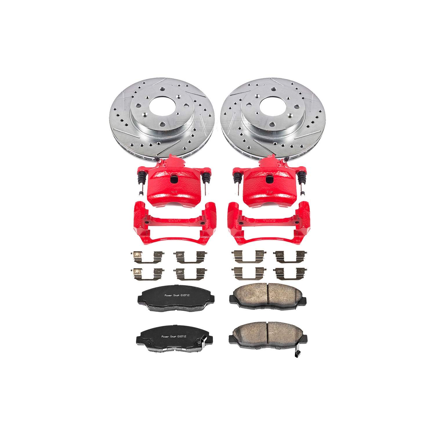 Power Stop 98-02 Honda Accord Front Z23 Evolution Sport Brake Kit w/Calipers