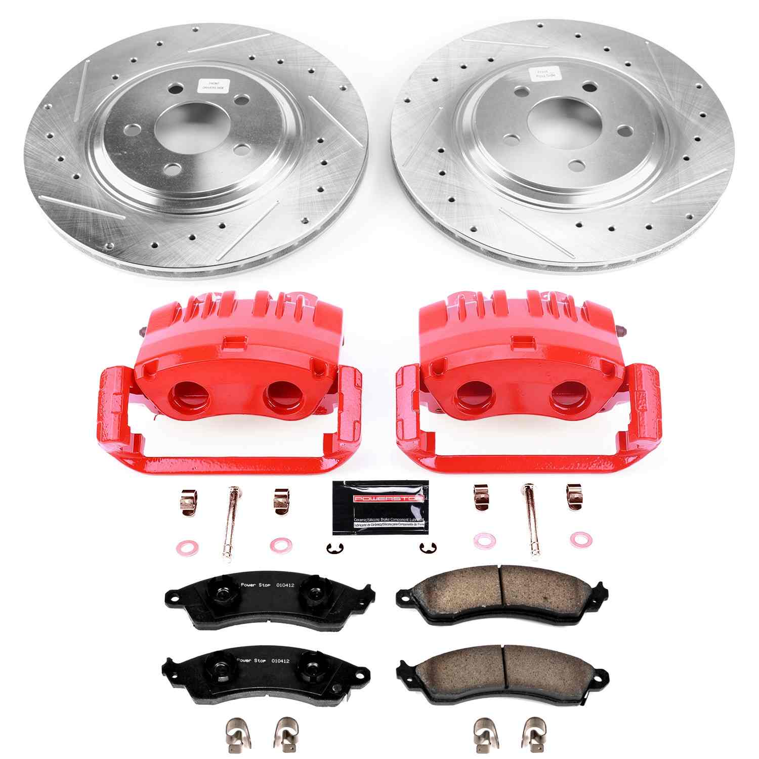Power Stop 1999 Ford Mustang Front Z23 Evolution Sport Brake Kit w/Calipers