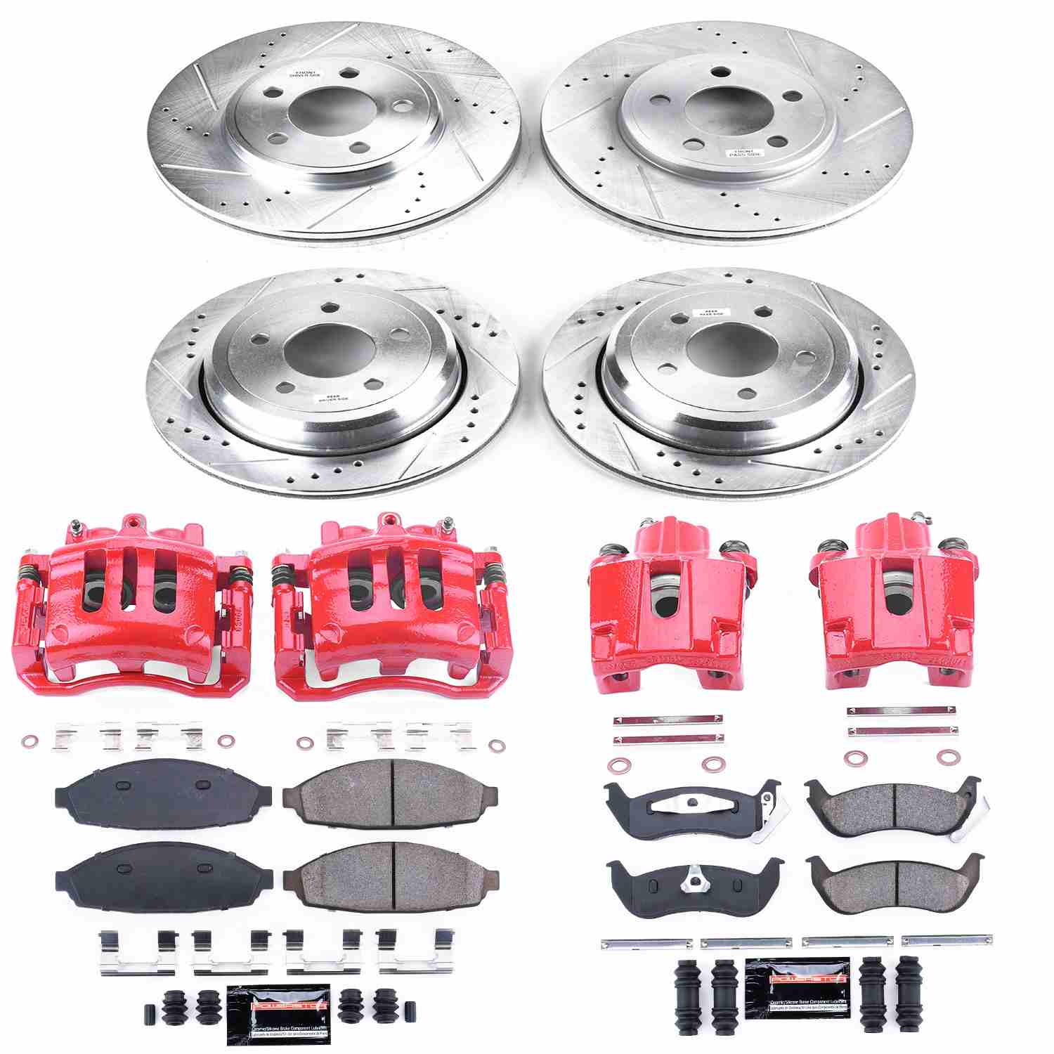 Power Stop 03-11 Ford Crown Victoria Front & Rear Z23 Evolution Sport Brake Kit w/Calipers