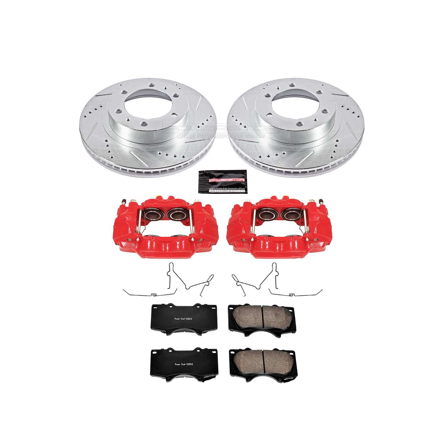 Power Stop 03-09 Toyota 4Runner Front Z23 Evolution Sport Brake Kit w/Calipers