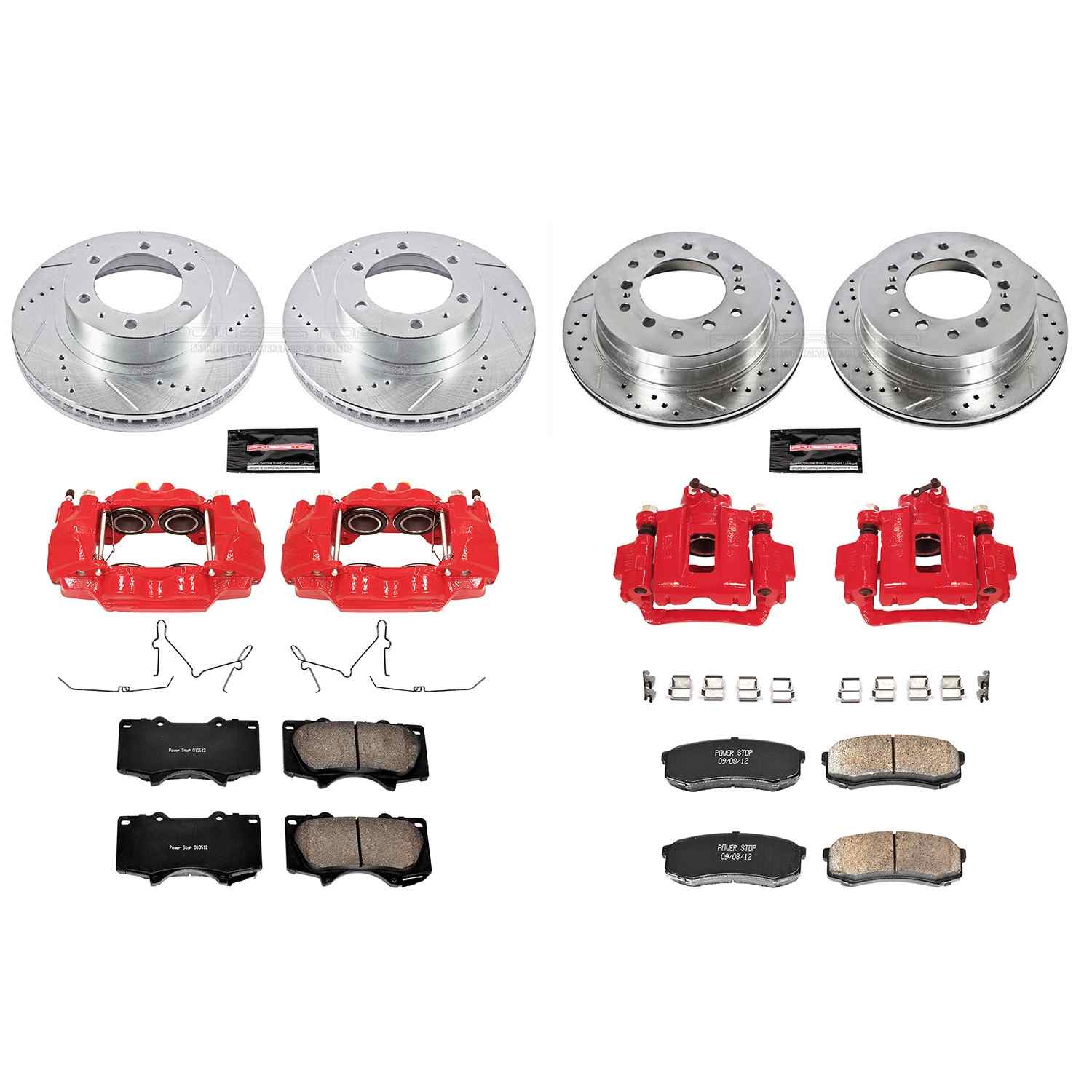Power Stop 03-09 Toyota 4Runner Front & Rear Z23 Evolution Sport Brake Kit w/Calipers